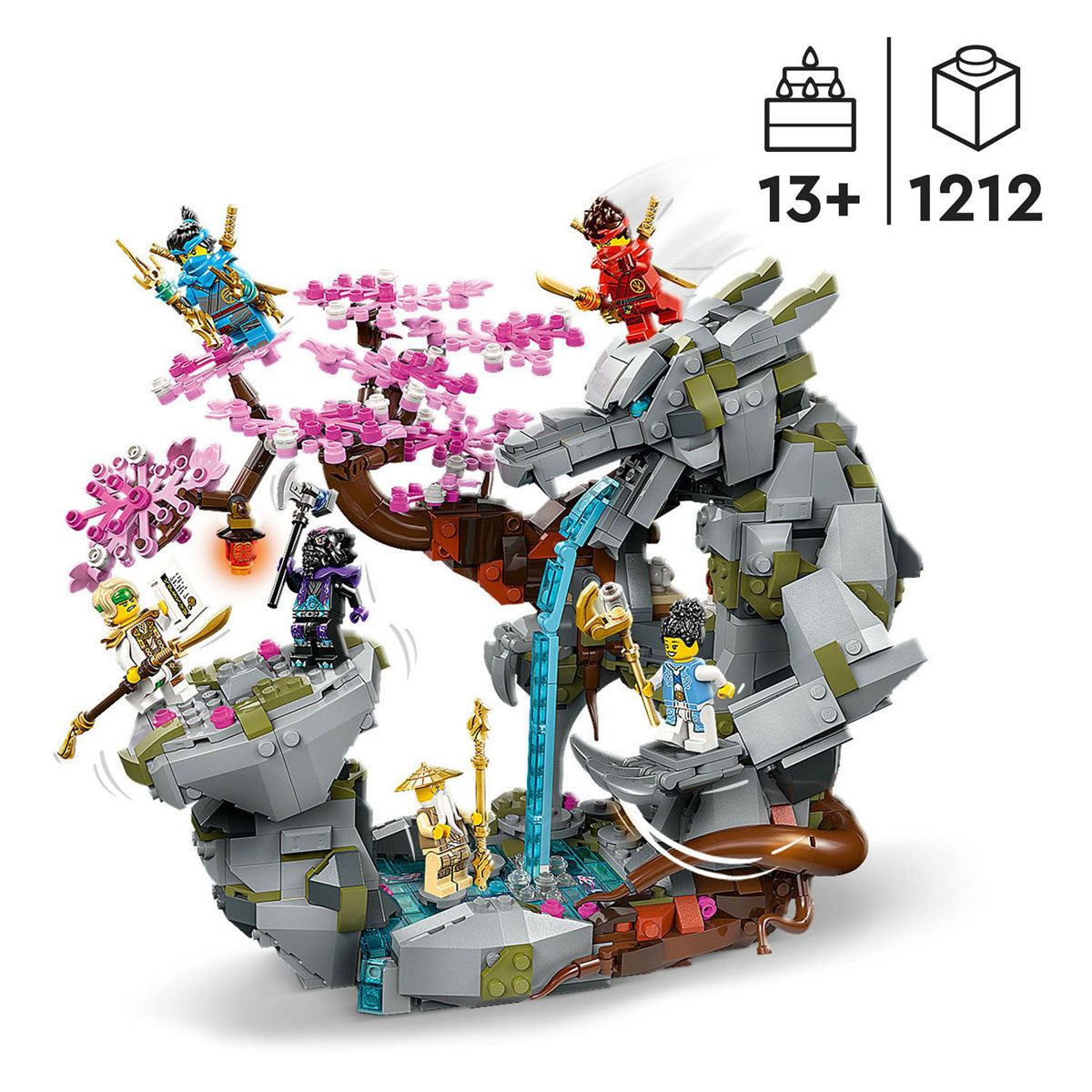 Lego lego ninajago 71819 autel du dragon de pierre