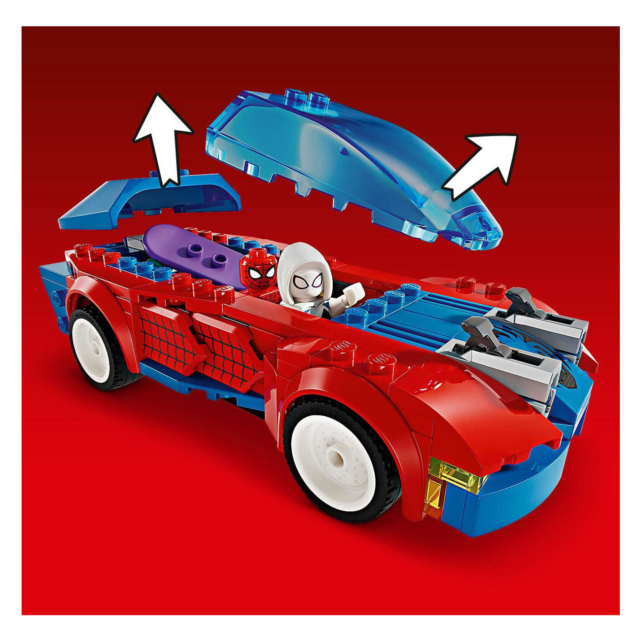 LEGO LEGO Super Heroes 76279 Spider-Man Racing Car et Venom Green Goblin