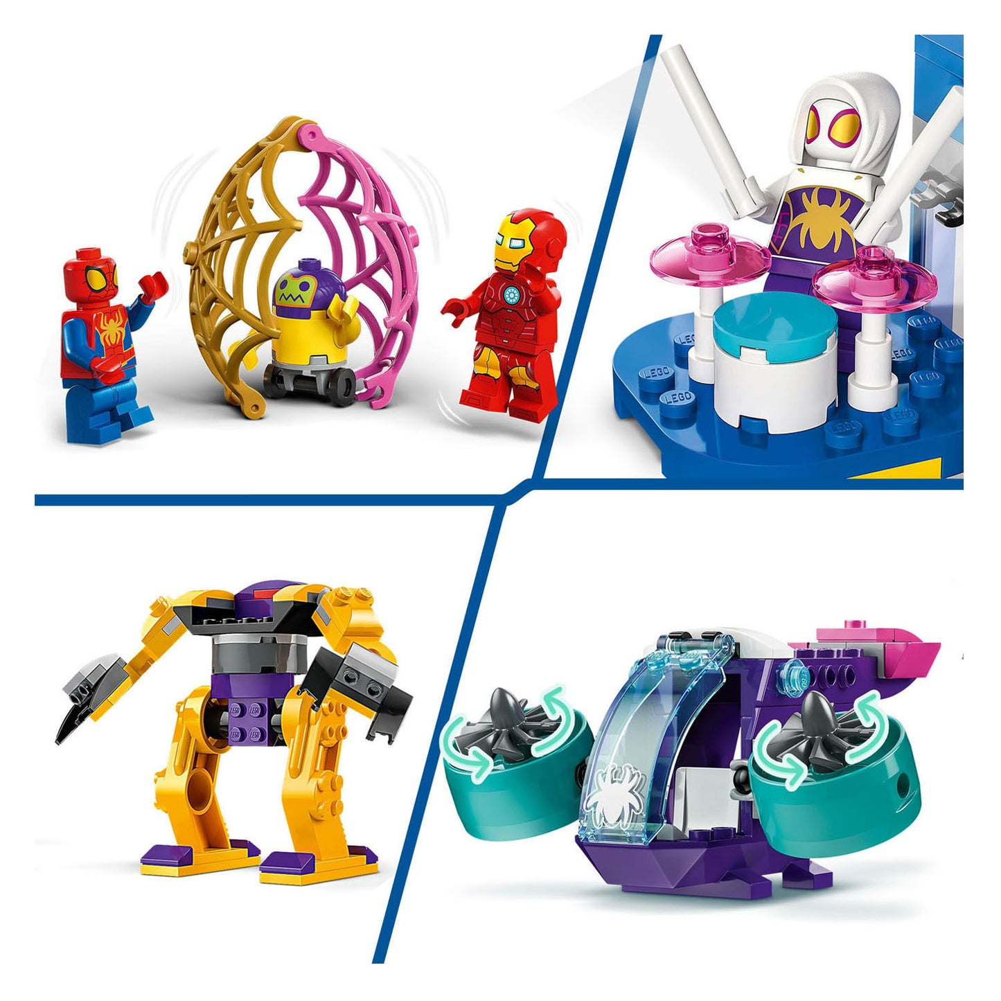 Lego Lego 10794 Team Spidey Webspinner siège social