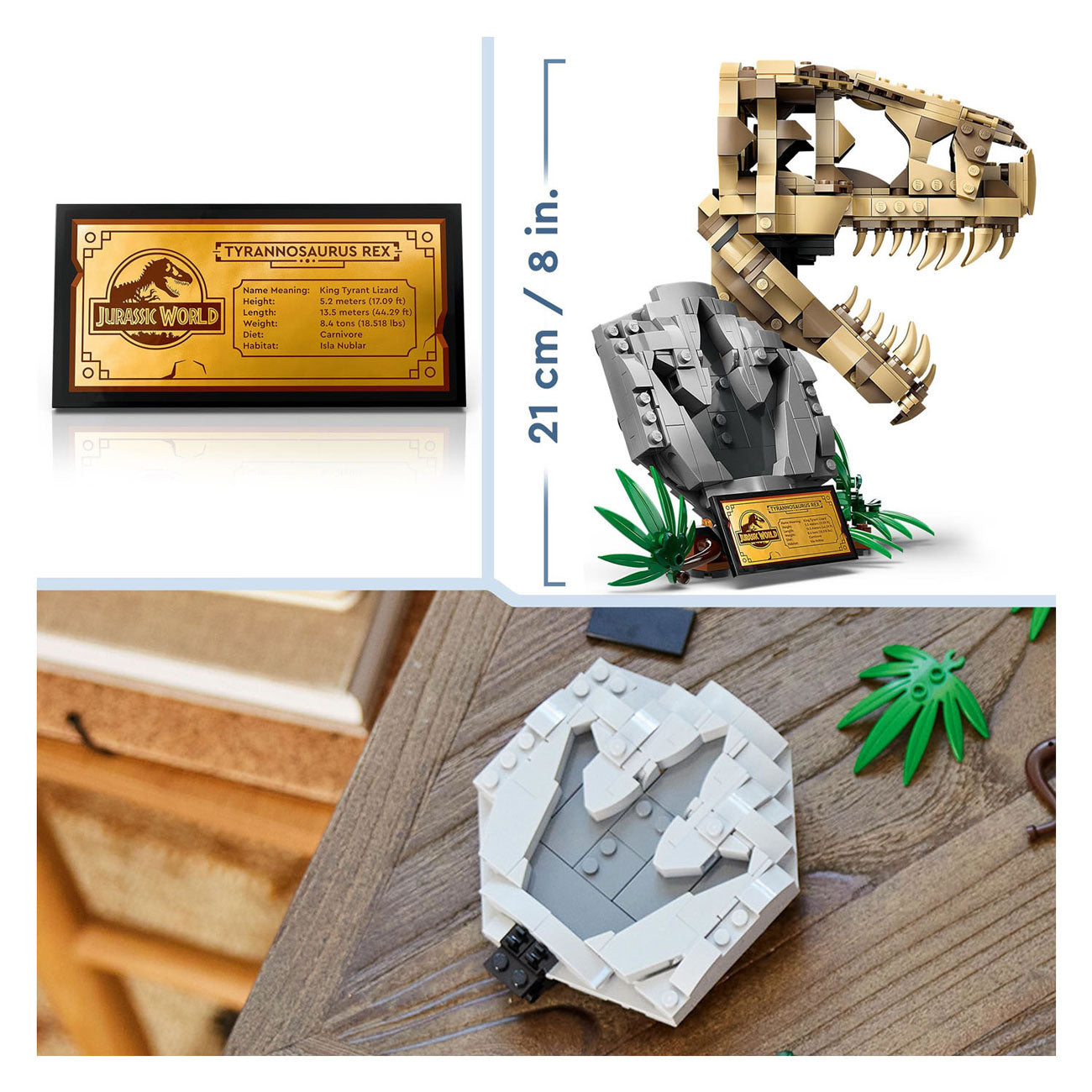 LEGO LEGO Jurassic World 76964 Fossiles Dinosaurus: T-Rex Schedel
