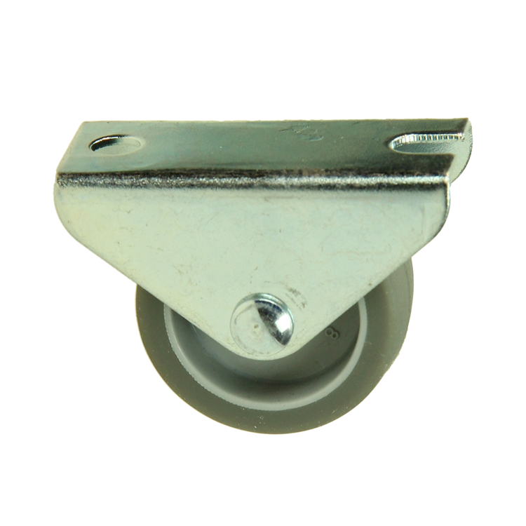 Mack by tente 1065733 - roulette fixe avec bande de roulement en caoutchouc 31,7 mm | 4 pièces