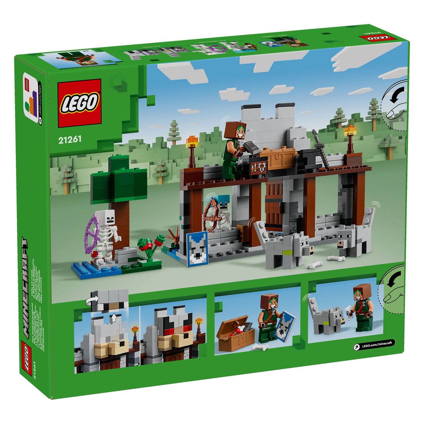 LEGO LEGO Minecraft 21261 de Wolvenburcht