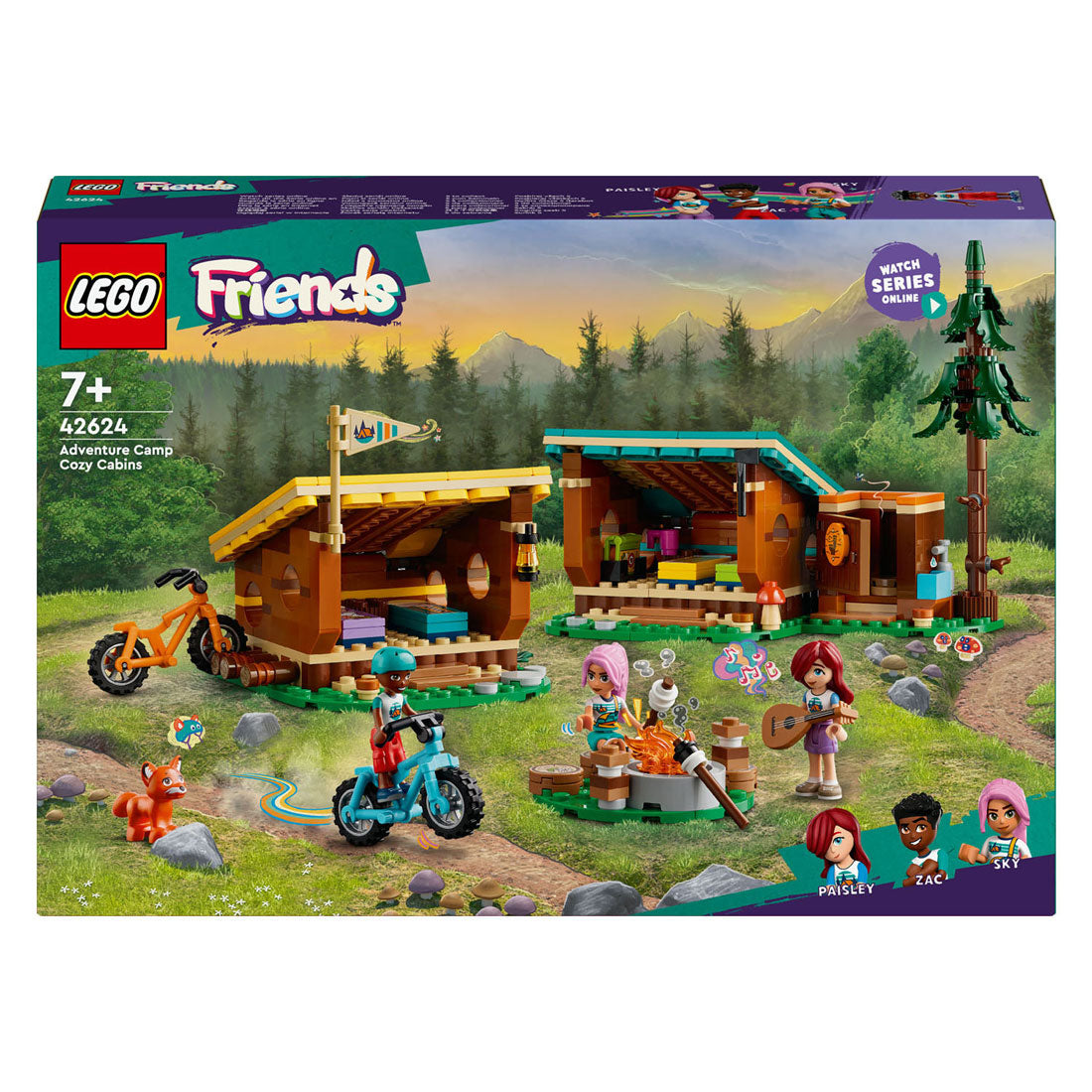 LEGO LEGO Friends 42624 Camp d'aventure confortable Boshutten