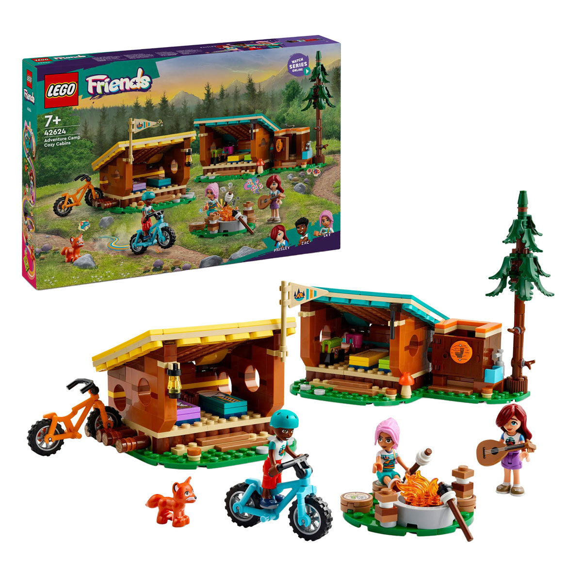 LEGO LEGO Friends 42624 Camp d'aventure confortable Boshutten