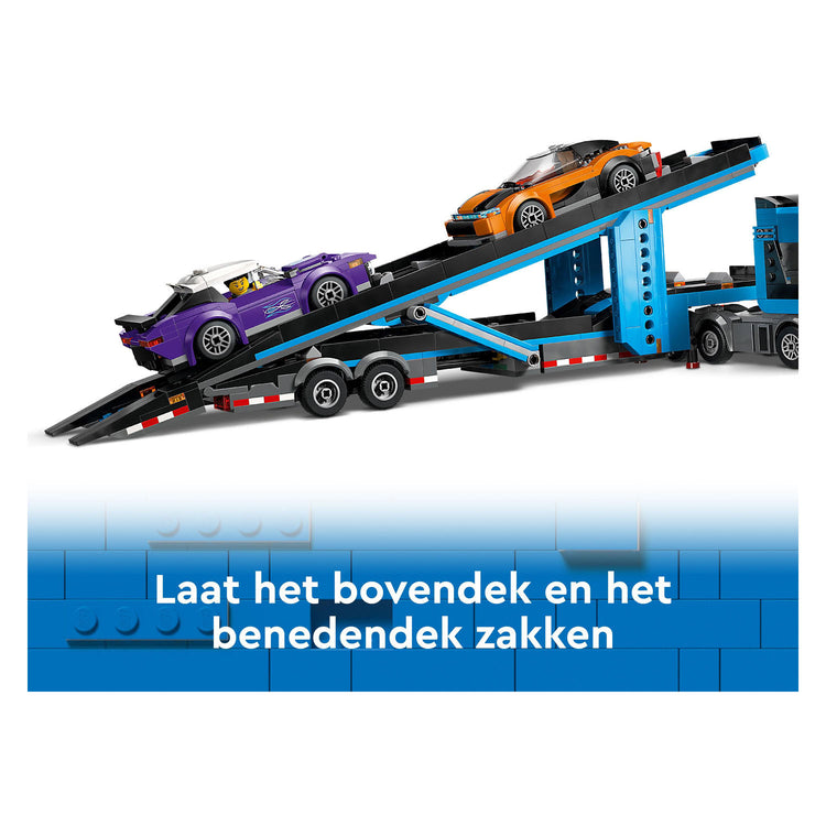 LEGO LEGO CITY 60408 Véhicule de transport avec voitures de sport