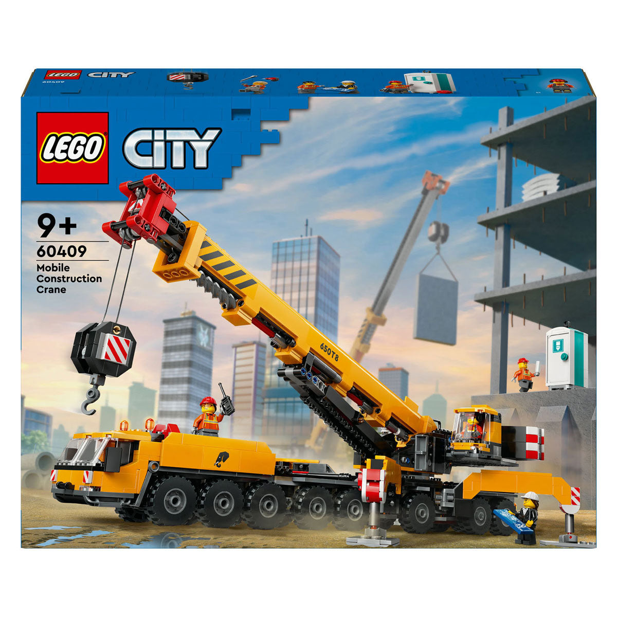 Lego Lego City 60409 CRONE DE CONSTRUCTION MOBILE JAUNE