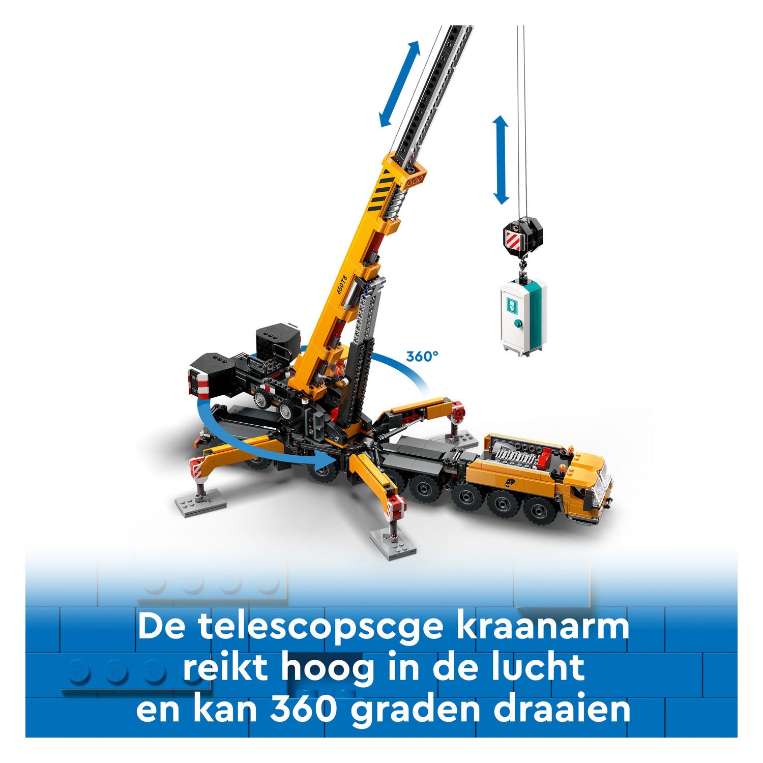 Lego Lego City 60409 CRONE DE CONSTRUCTION MOBILE JAUNE