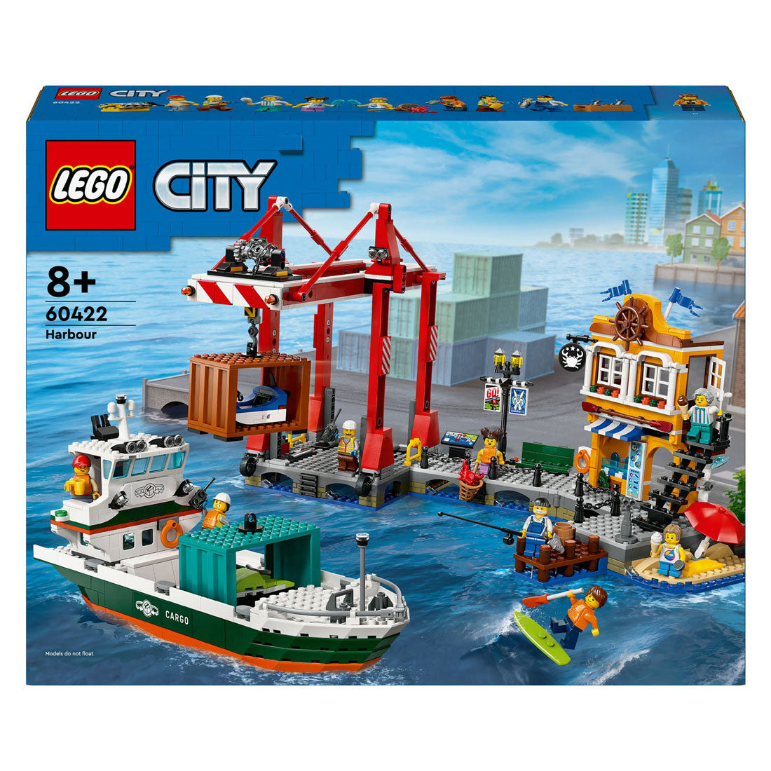 Port LEGO LEGO CITY 60422 avec cargo