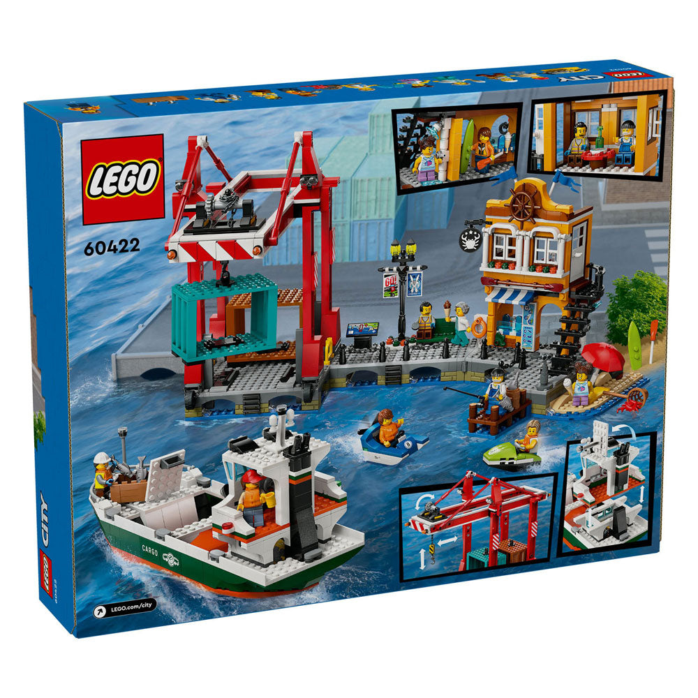 Port LEGO LEGO CITY 60422 avec cargo