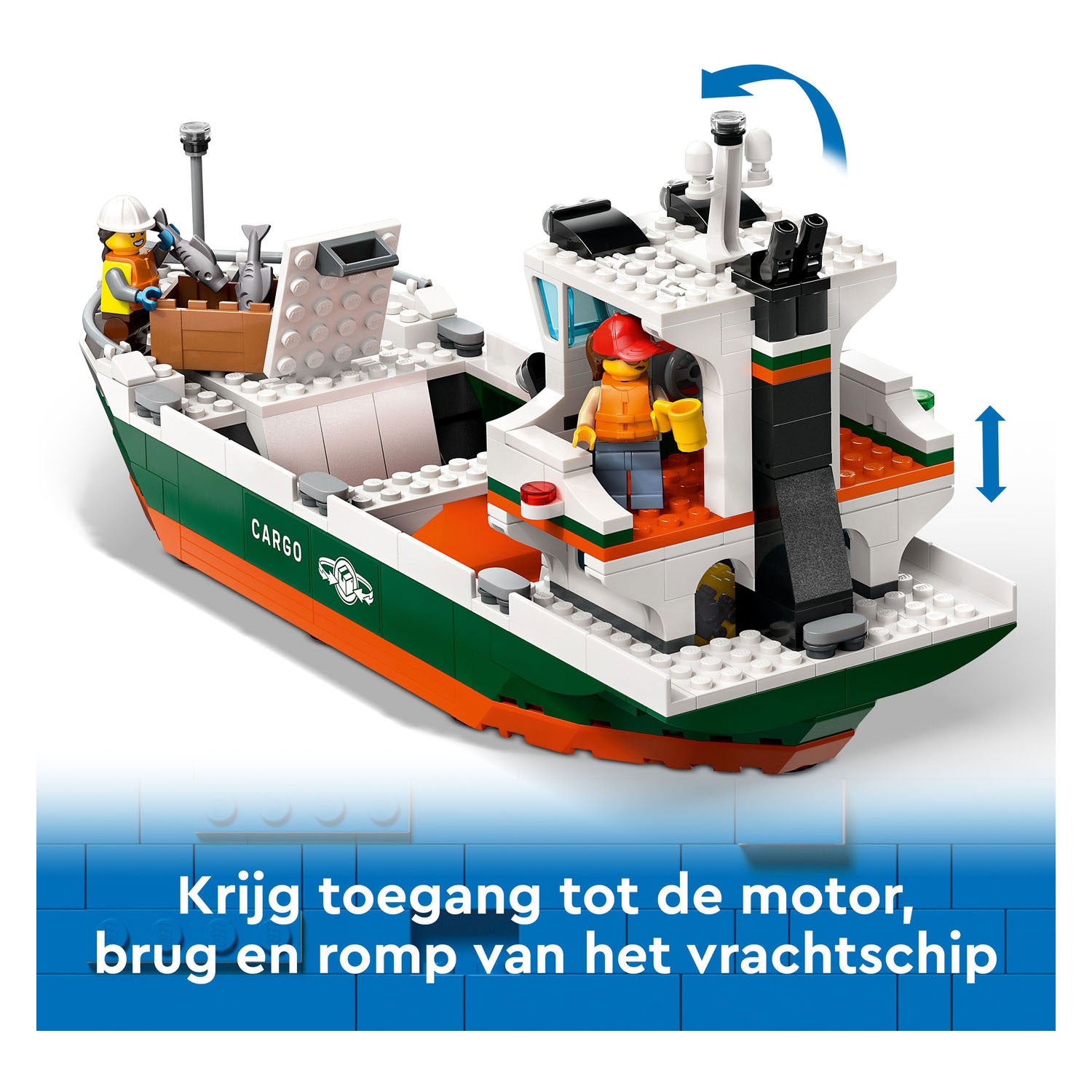 Port LEGO LEGO CITY 60422 avec cargo