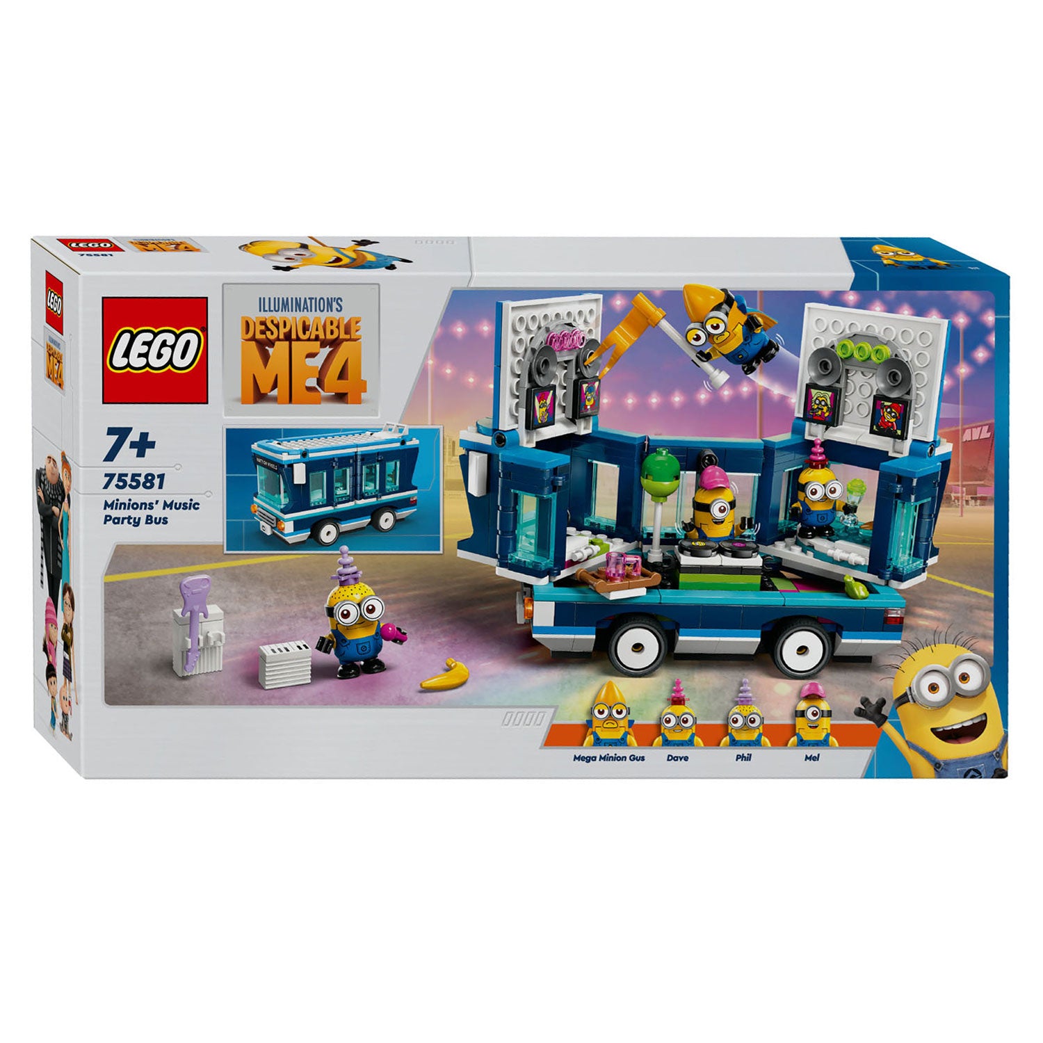 LEGO LEGO DÉPRICABLE MOI 75581 MUSICAL Party Bus des Minions
