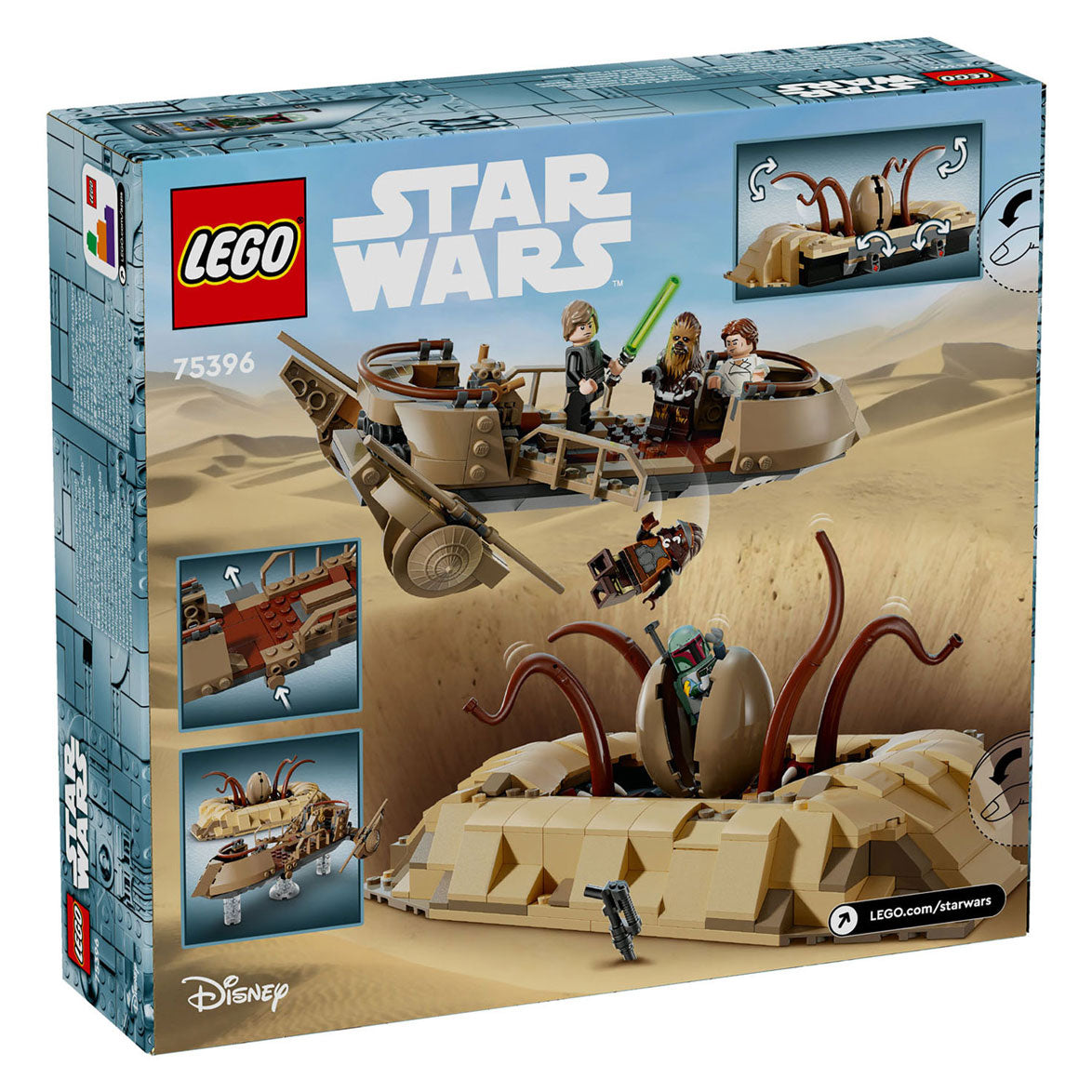Lego Star Wars 75396 Desert Skiff et Sarlacc-Kuil