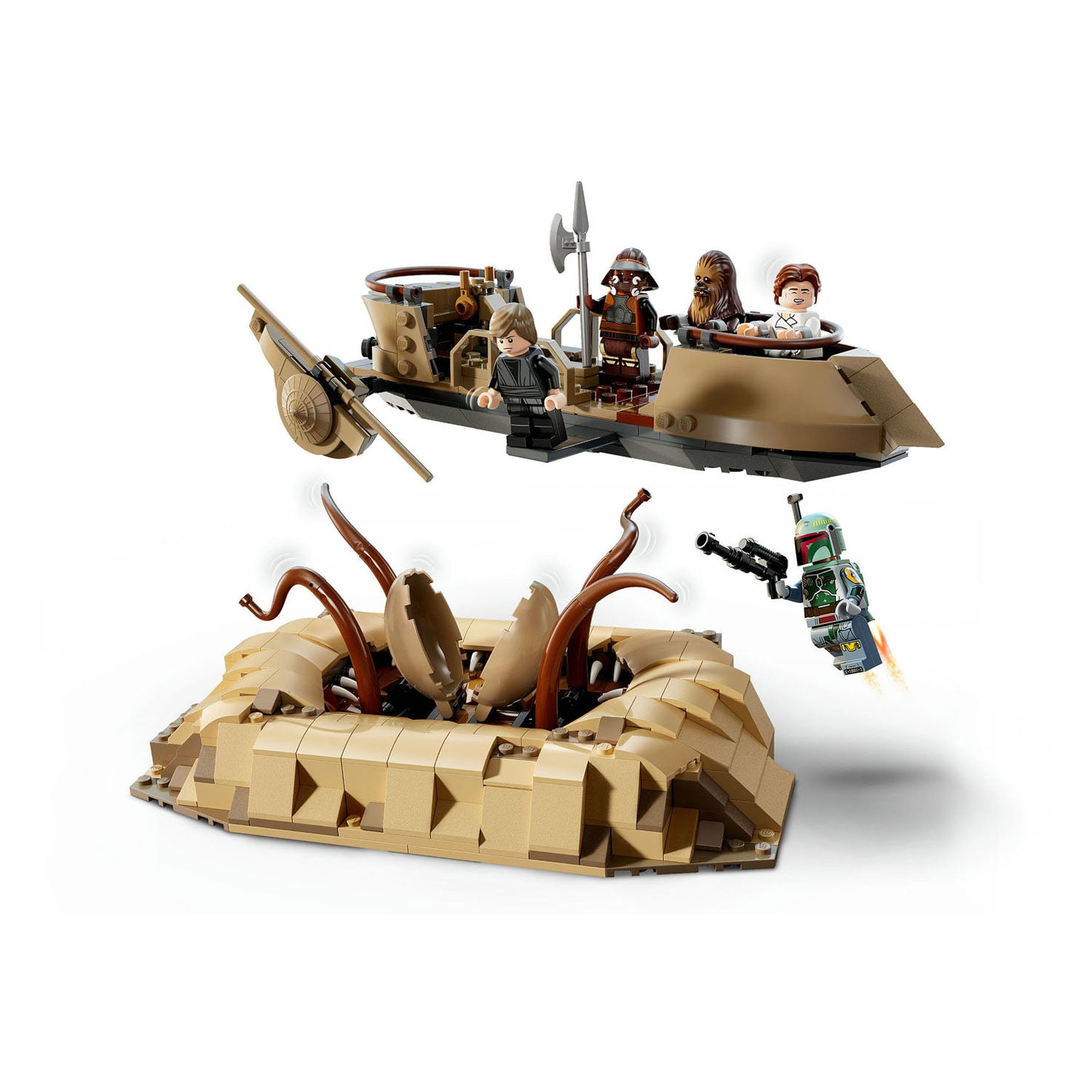 Lego Star Wars 75396 Desert Skiff et Sarlacc-Kuil