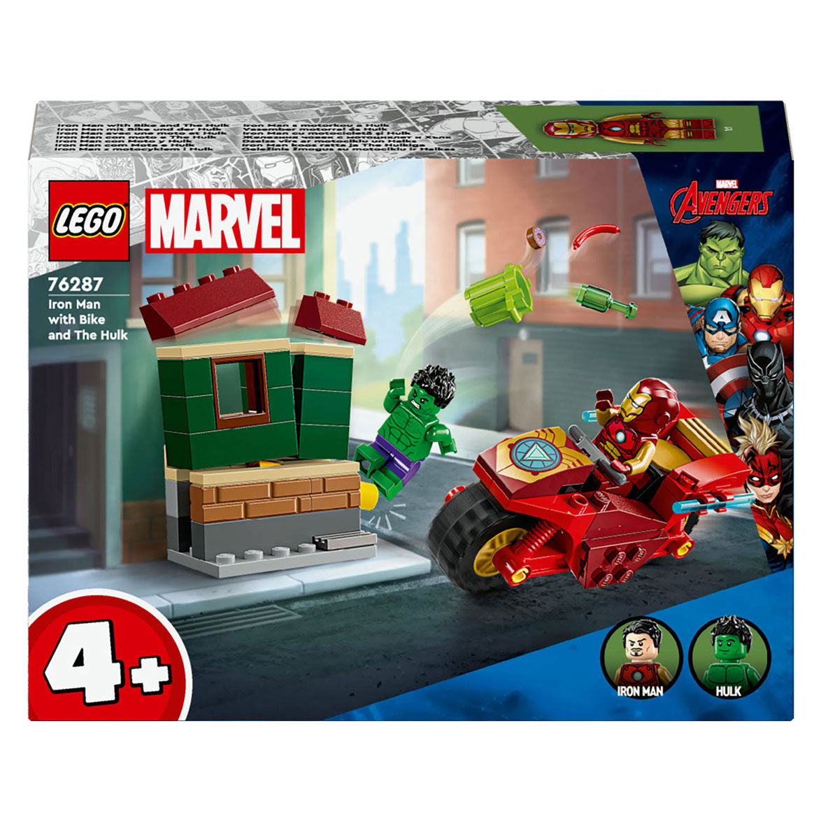 LEGO LEGO Super Heroes 76287 Iron Man avec moteur et de Hulk