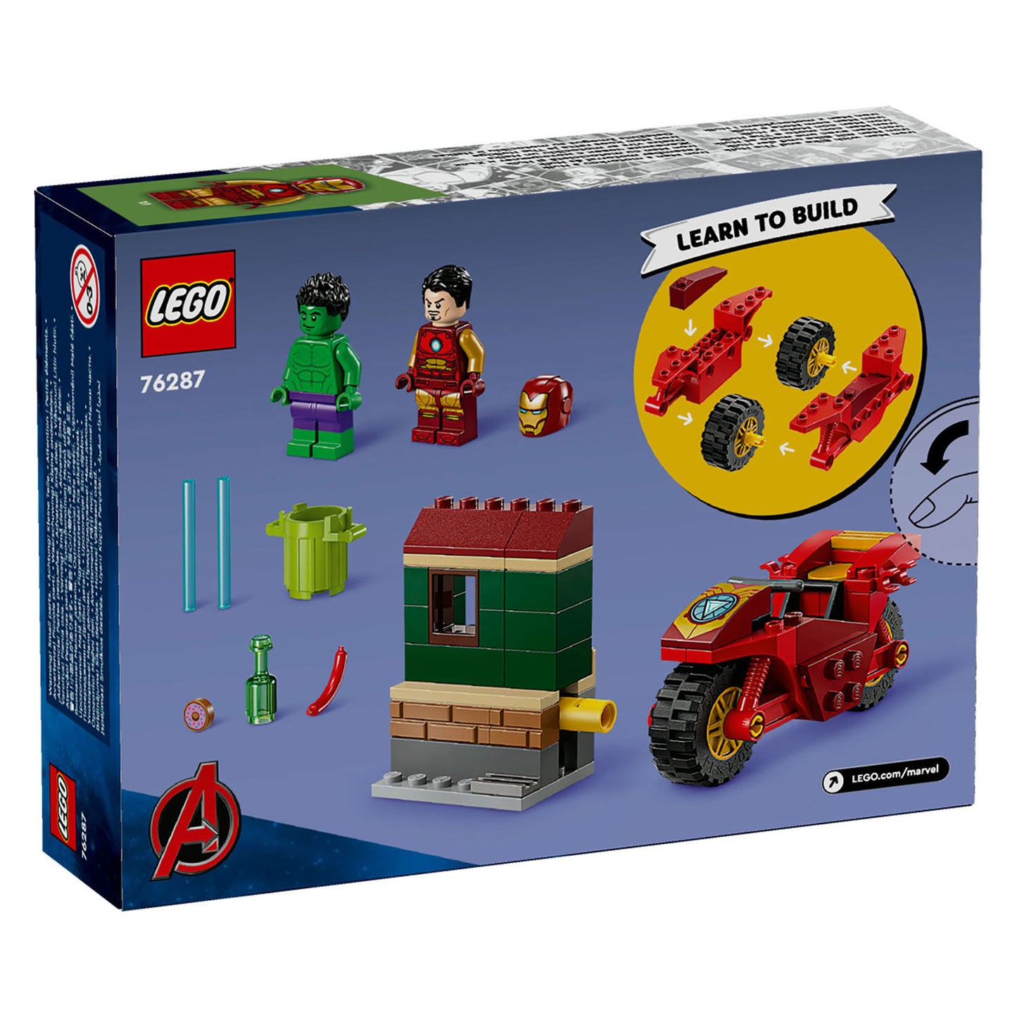 LEGO LEGO Super Heroes 76287 Iron Man avec moteur et de Hulk