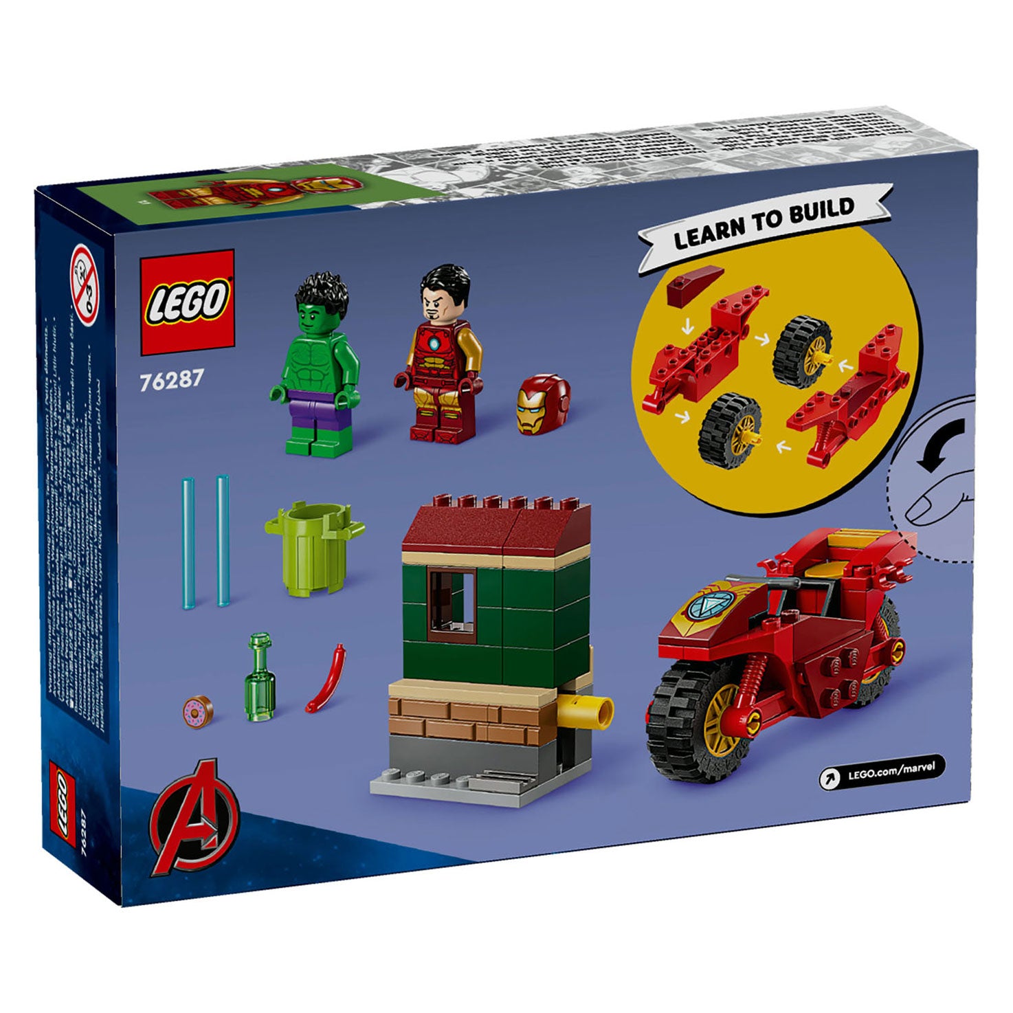 LEGO LEGO Super Heroes 76287 Iron Man avec moteur et de Hulk