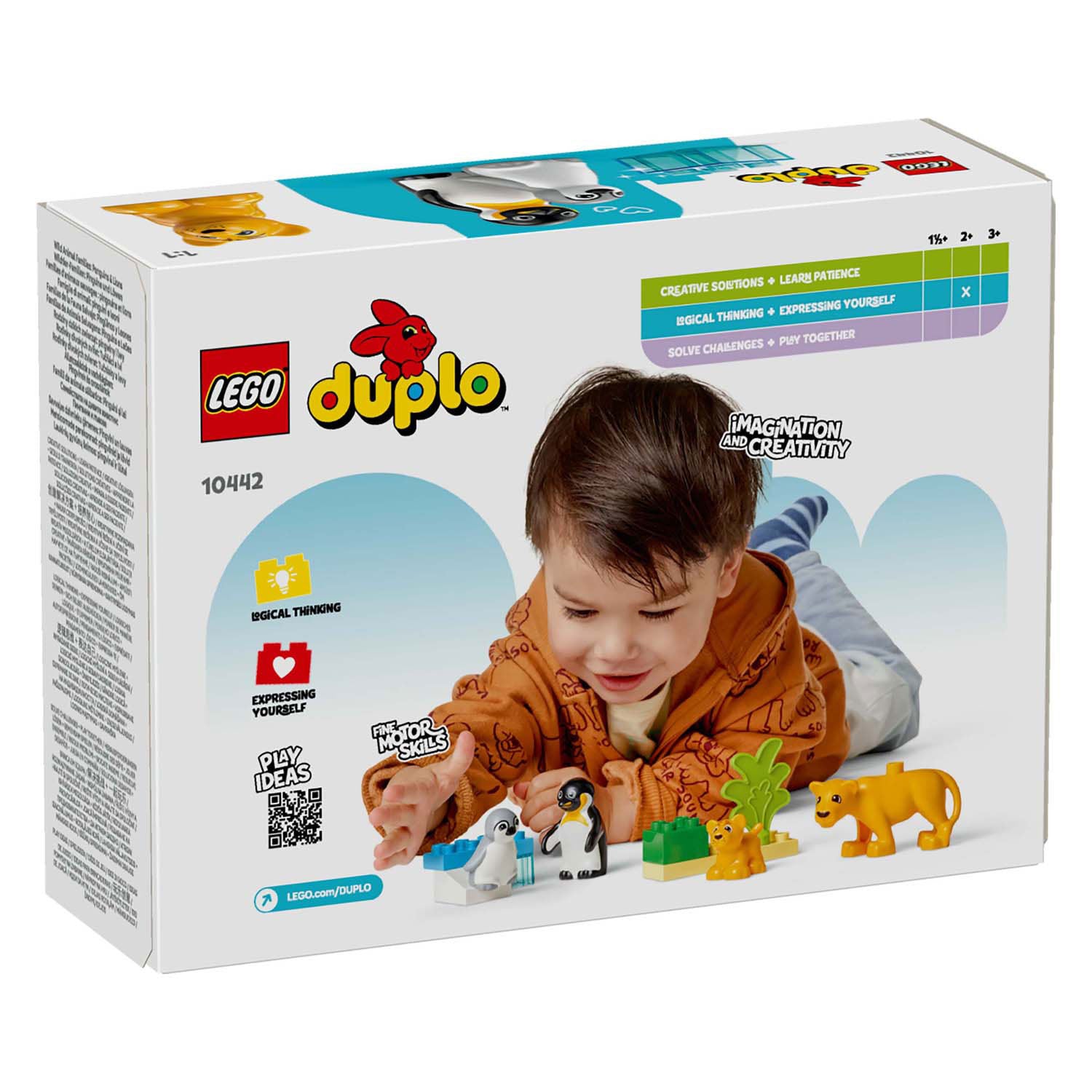 LEGO LEGO DUPLO VILLE 10442 Familles des animaux sauvages: Penguins et Leeuwen