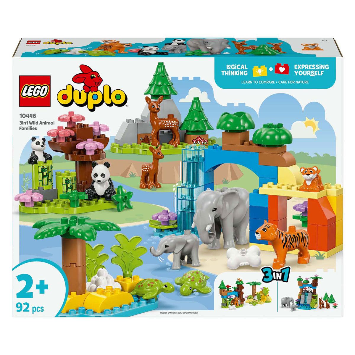 LEGO LEGO DUPLO TOWN 10446 3-en-1 Familles de Wild Dieren