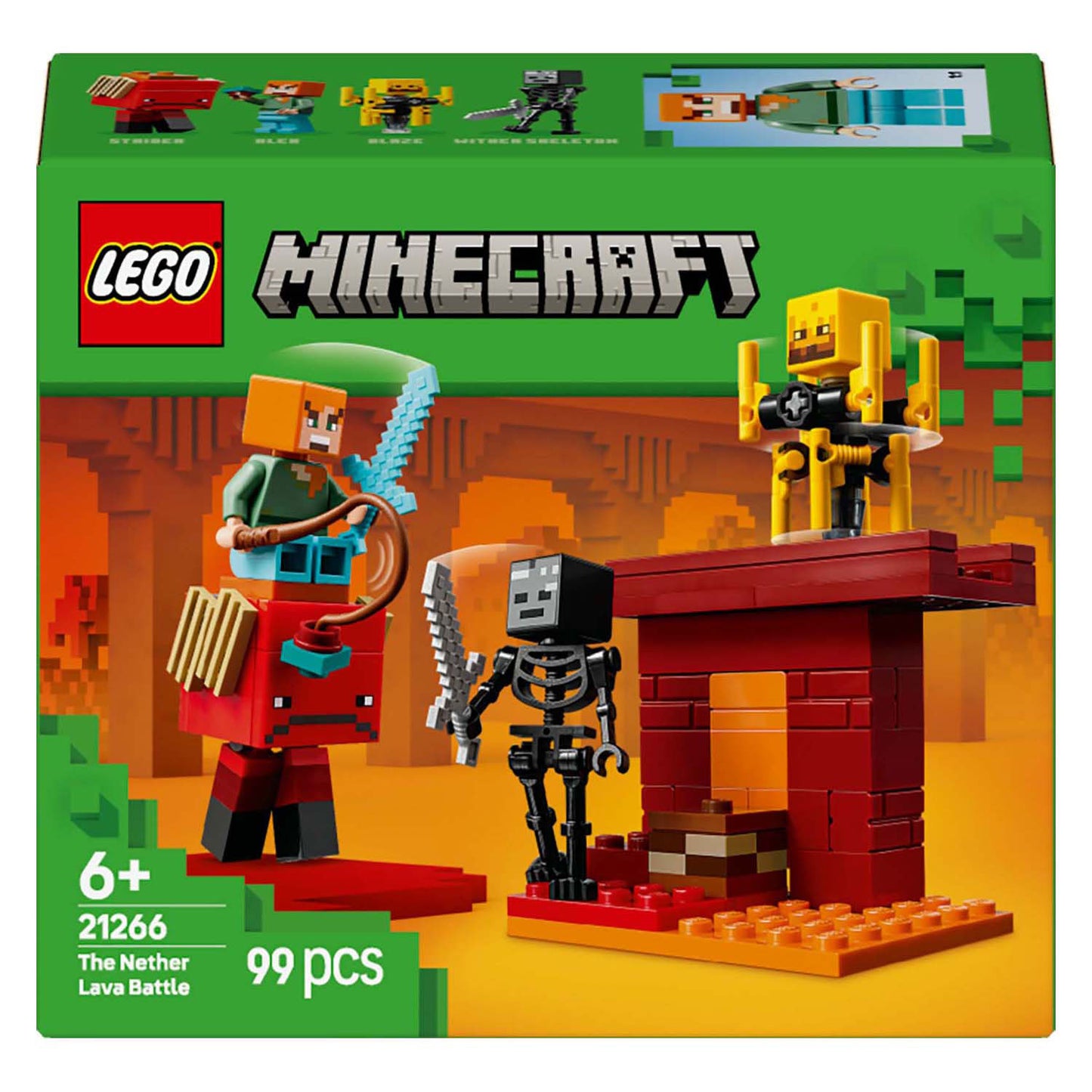 LEGO LEGO MINECRAFT 21266 La lave roule dans le bas