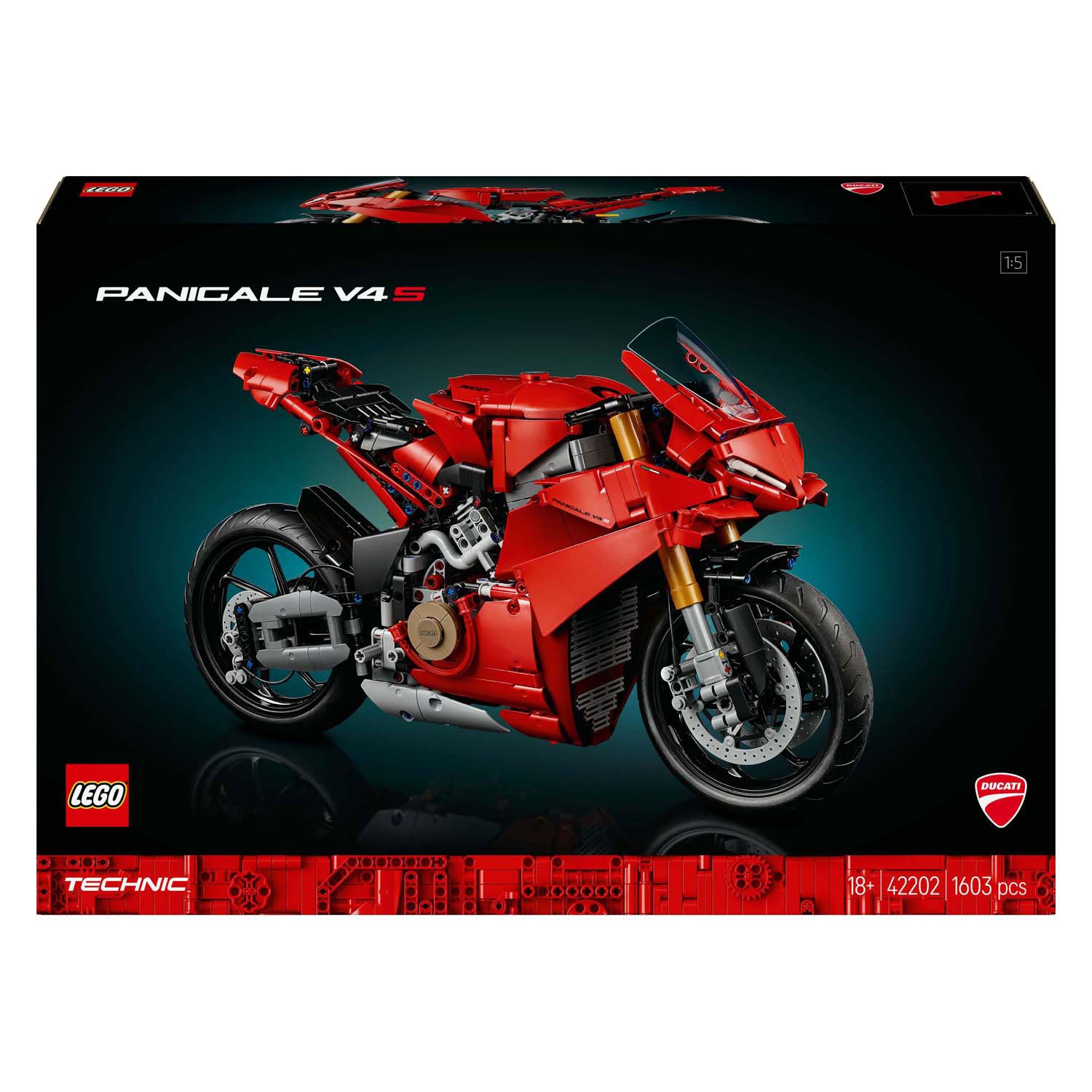 Lego Lego Technic 42202 Panigale V4 S MOTEUR