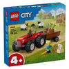 LEGO LEGO CITY 60461 Tracteur rouge avec remorque et mouton