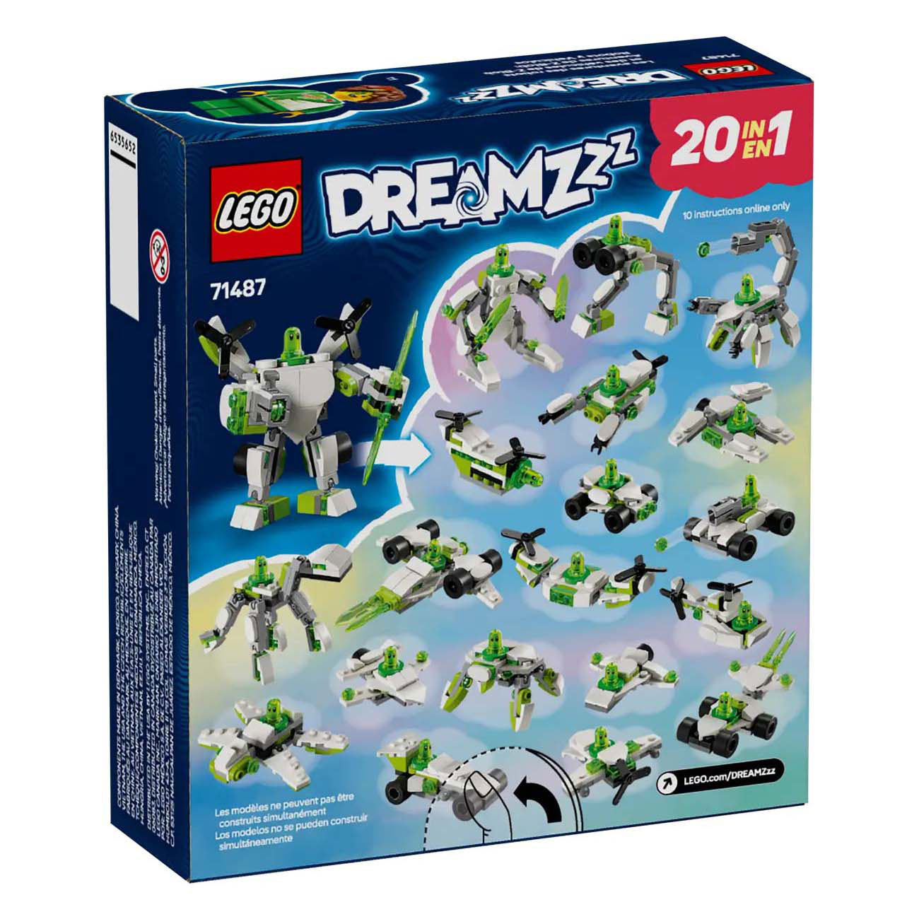 LEGO LEGO DREAMZZZ 71487 Z-Blobs Robots Véhicule Adventures