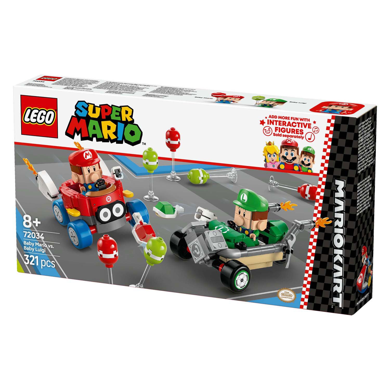LEGO LEGO Super Mario 72034 Mario Kart Baby Mario Vs. Bébé Luigi