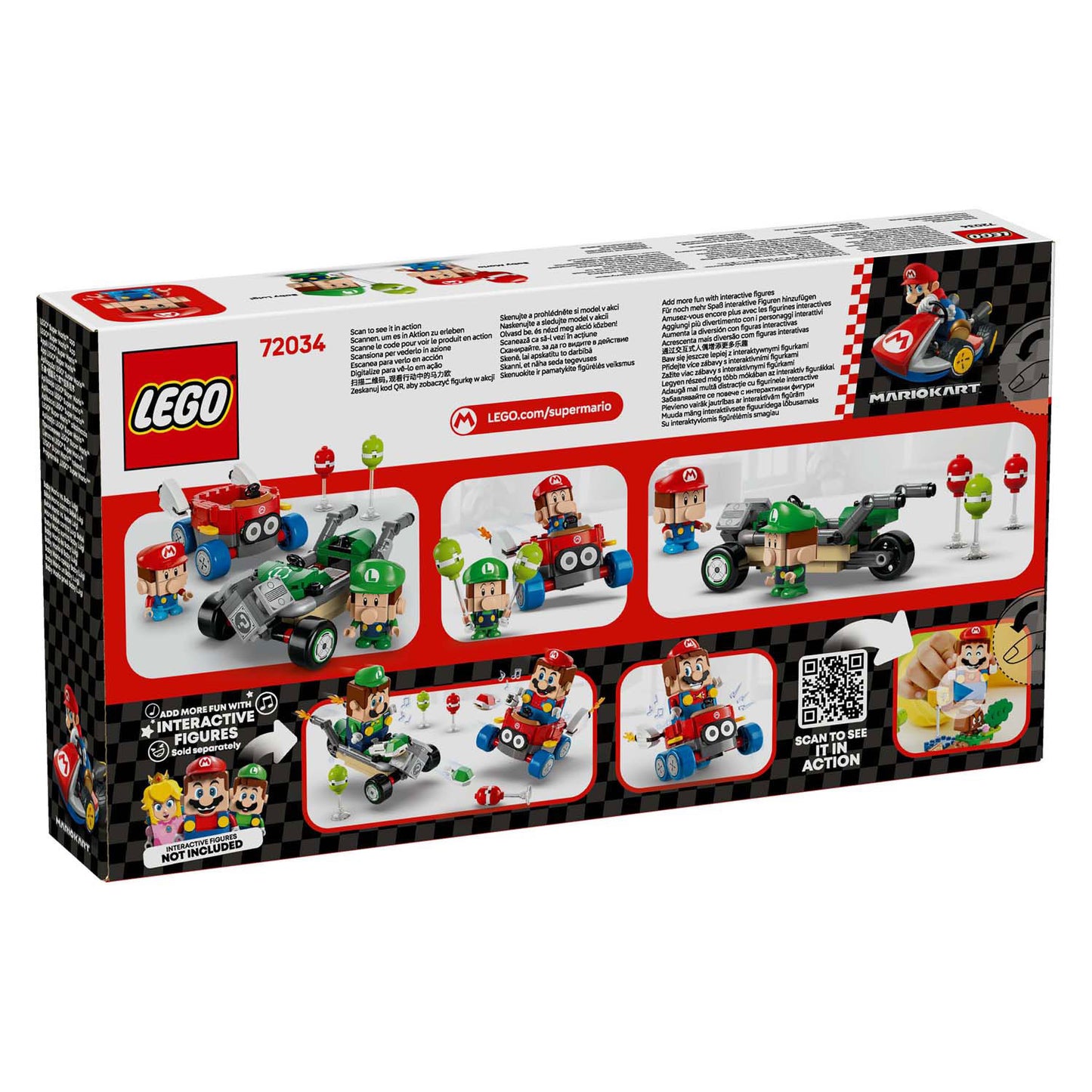 LEGO LEGO Super Mario 72034 Mario Kart Baby Mario Vs. Bébé Luigi