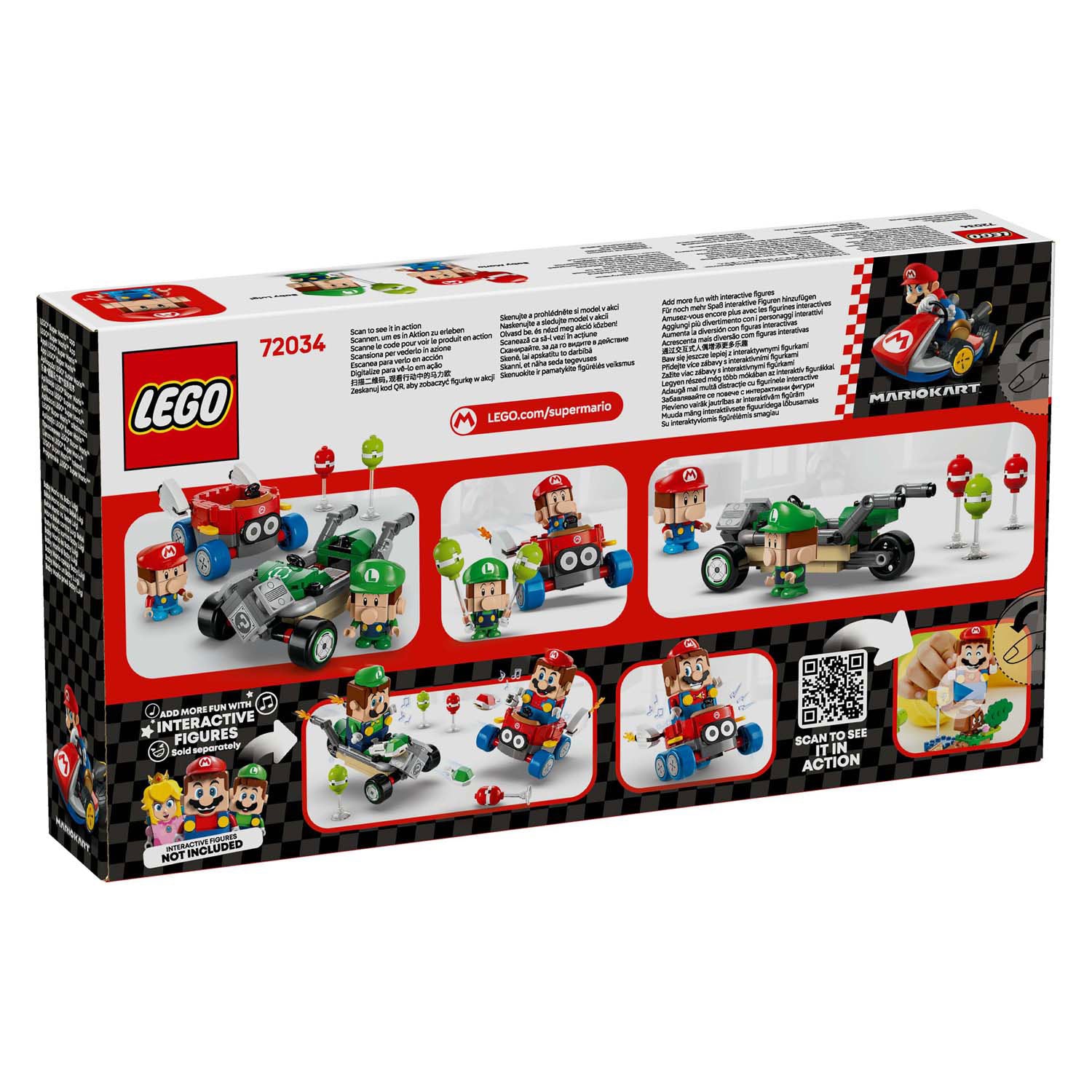 LEGO LEGO Super Mario 72034 Mario Kart Baby Mario Vs. Bébé Luigi