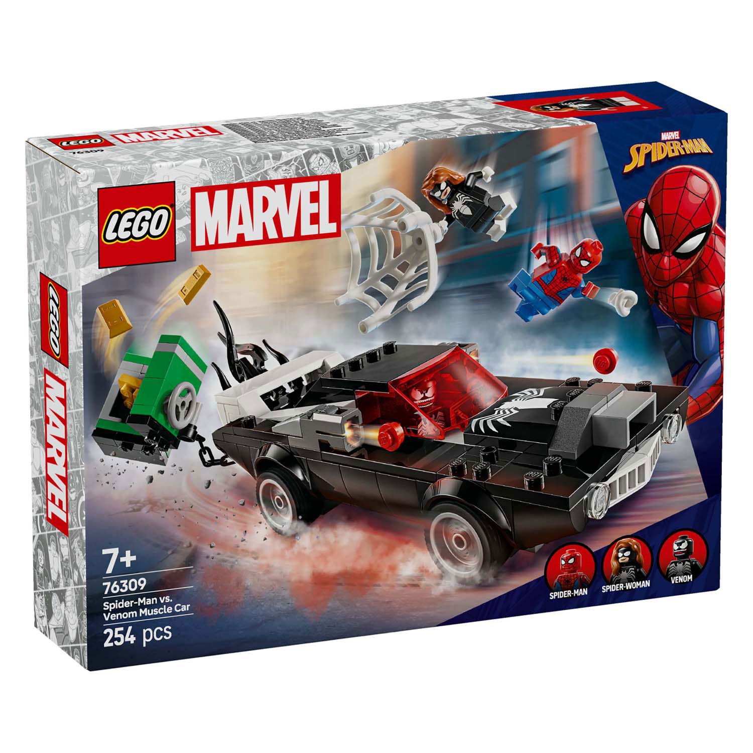 LEGO LEGO Super Heroes 76309 Spider-Man Vs. Voiture classique de venin