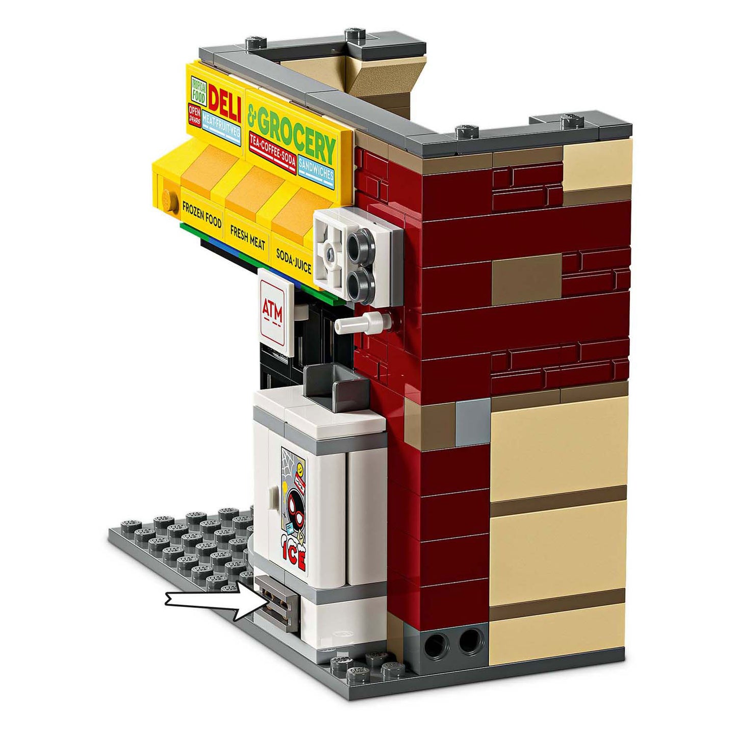 LEGO LEGO Super Heroes 76311 Spider-Verse: Miles Morales Vs. moquerie