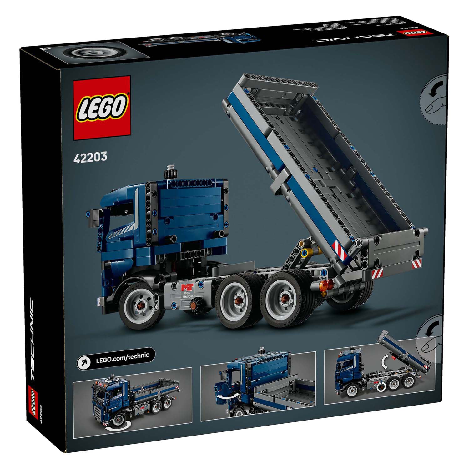Camion LEGO Technic 42203 avec fonction d'inclinaison