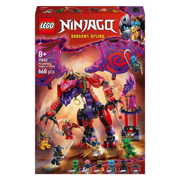 Lego 71832 Ninjago Lightningtand Dragon de Chaos