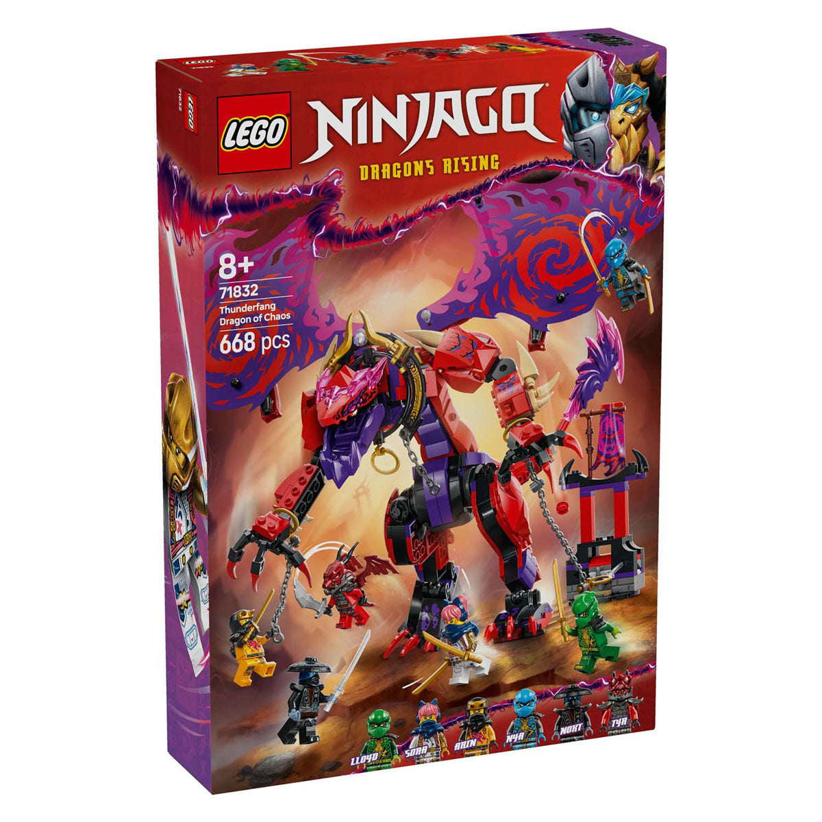 Lego 71832 Ninjago Lightningtand Dragon de Chaos