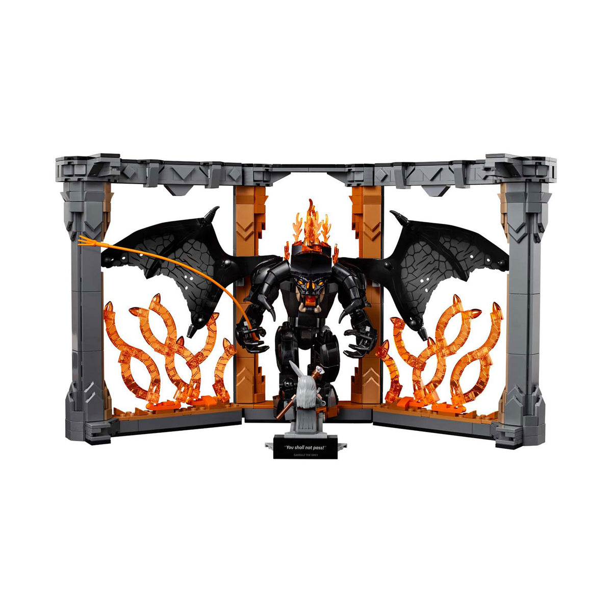Icônes LEGO 10367 Book Stond le seigneur des anneaux Balrog