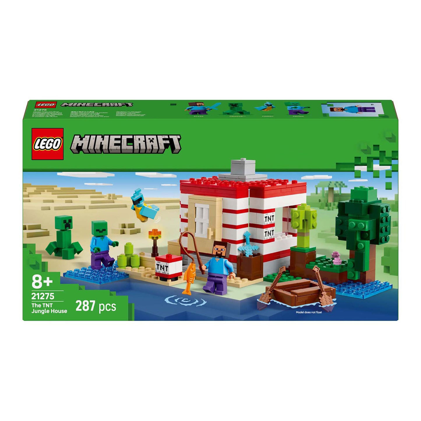 LEGO 21275 Minecraft het tnt jungle house