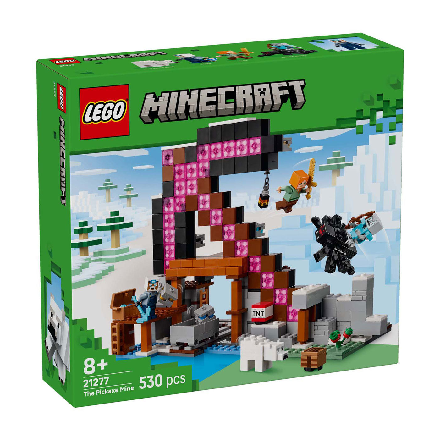 LEGO 21277 Minecraft de Pikhouweelmijn