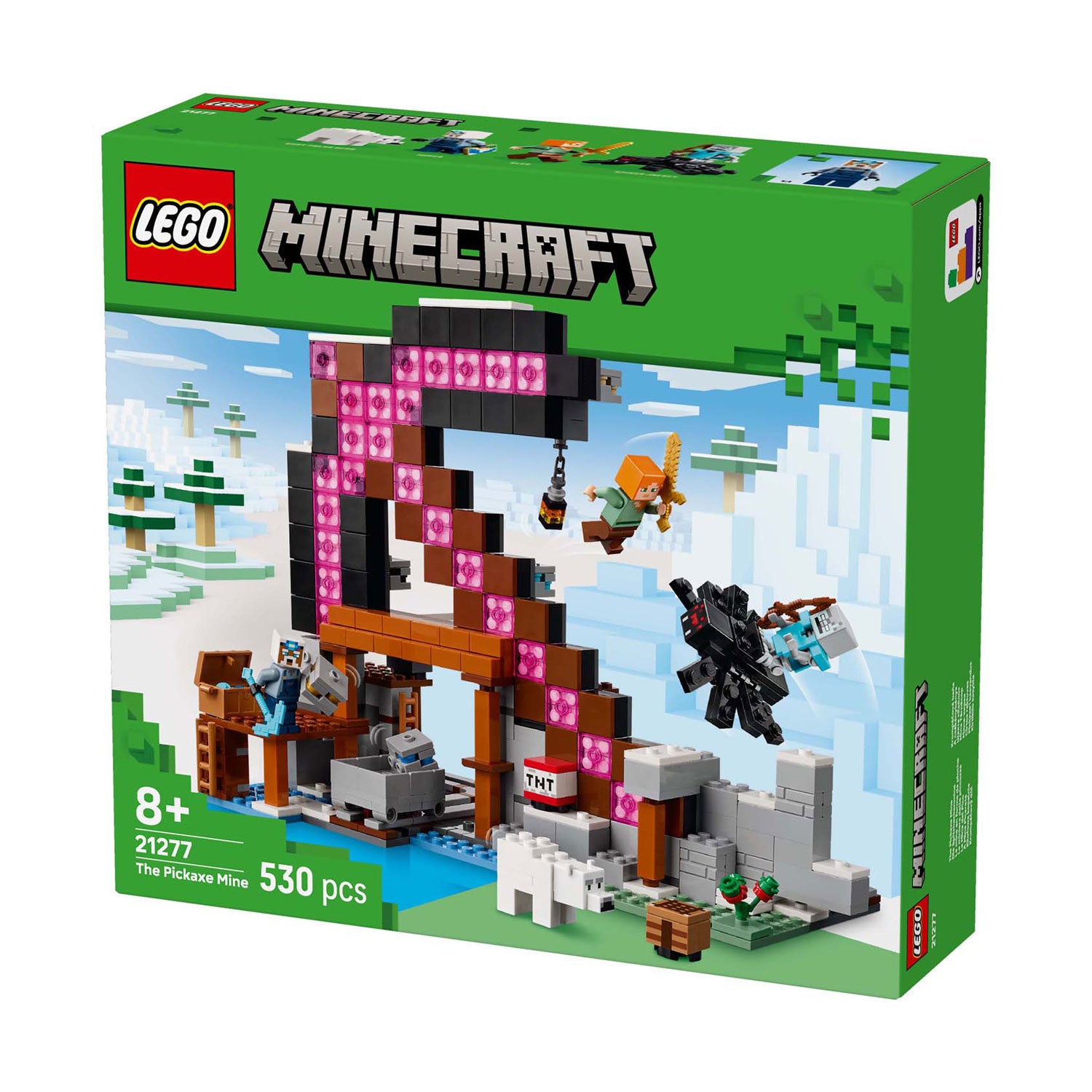 LEGO 21277 Minecraft de Pikhouweelmijn