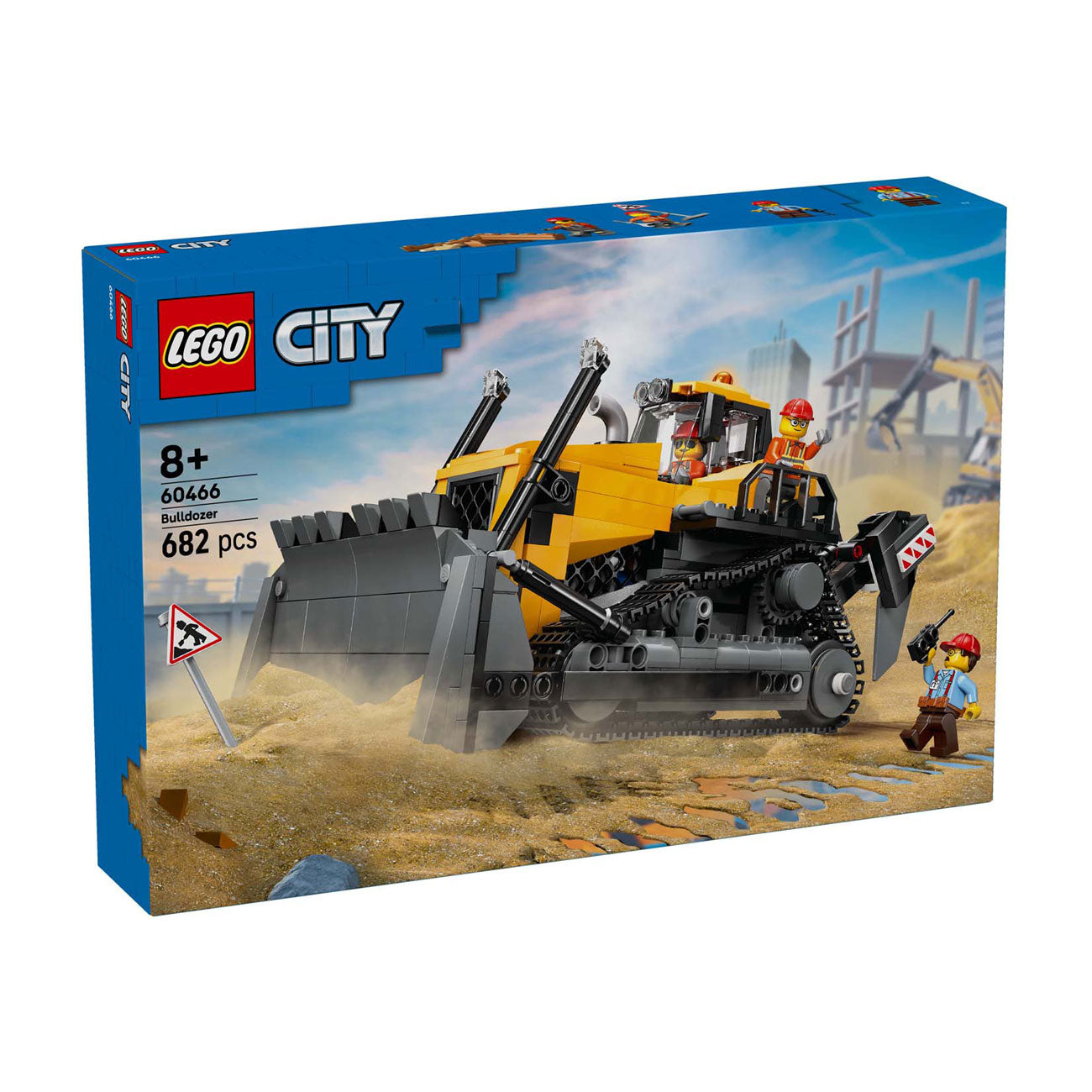 LEGO 60466 City Big Vehicles Bulldozer jaune