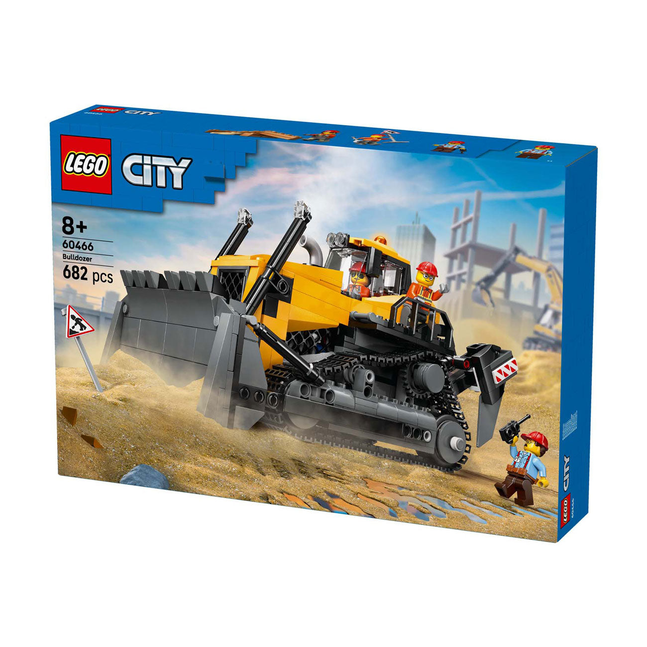 LEGO 60466 City Big Vehicles Bulldozer jaune