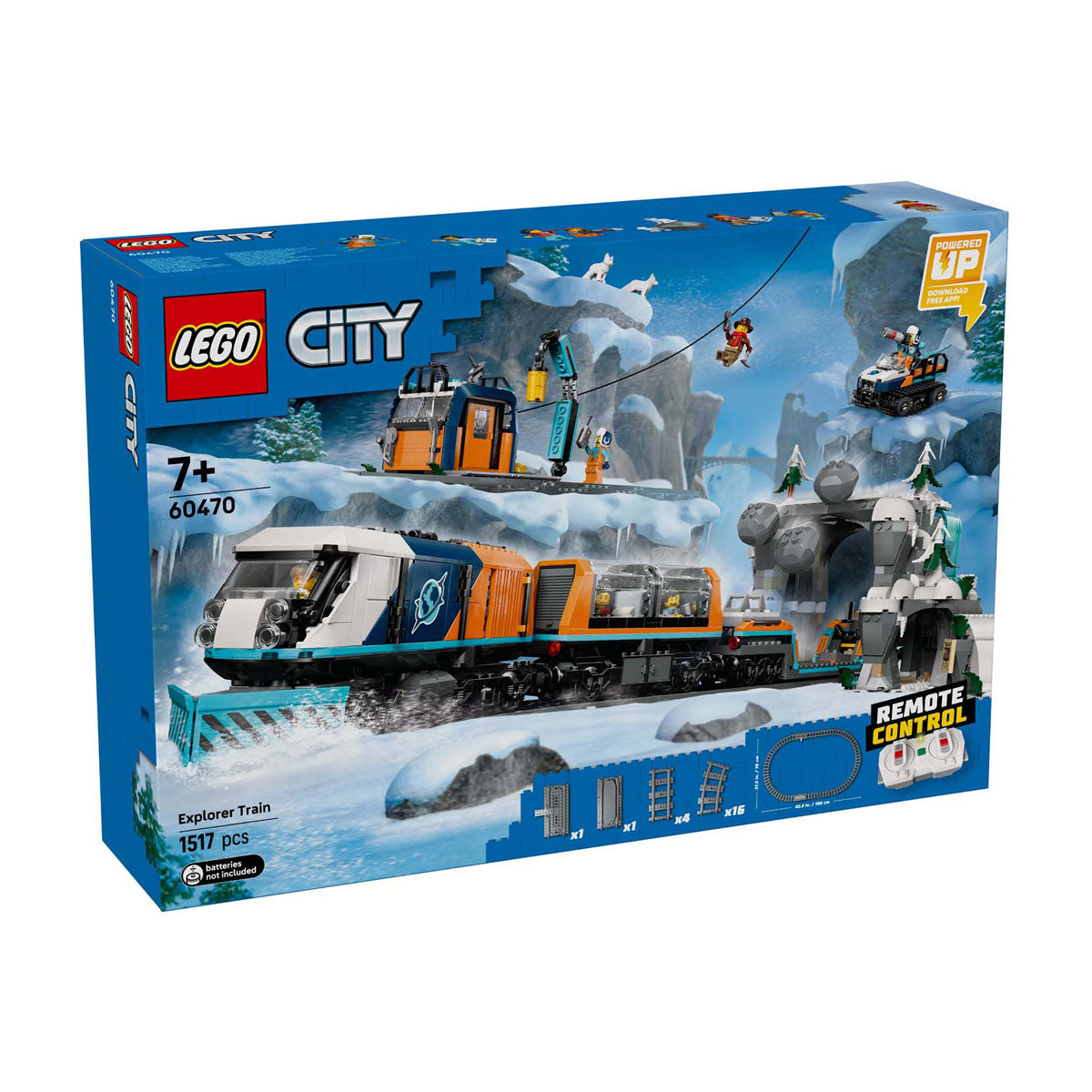 LEGO 60470 City Trains Research Train dans le pôle Nord