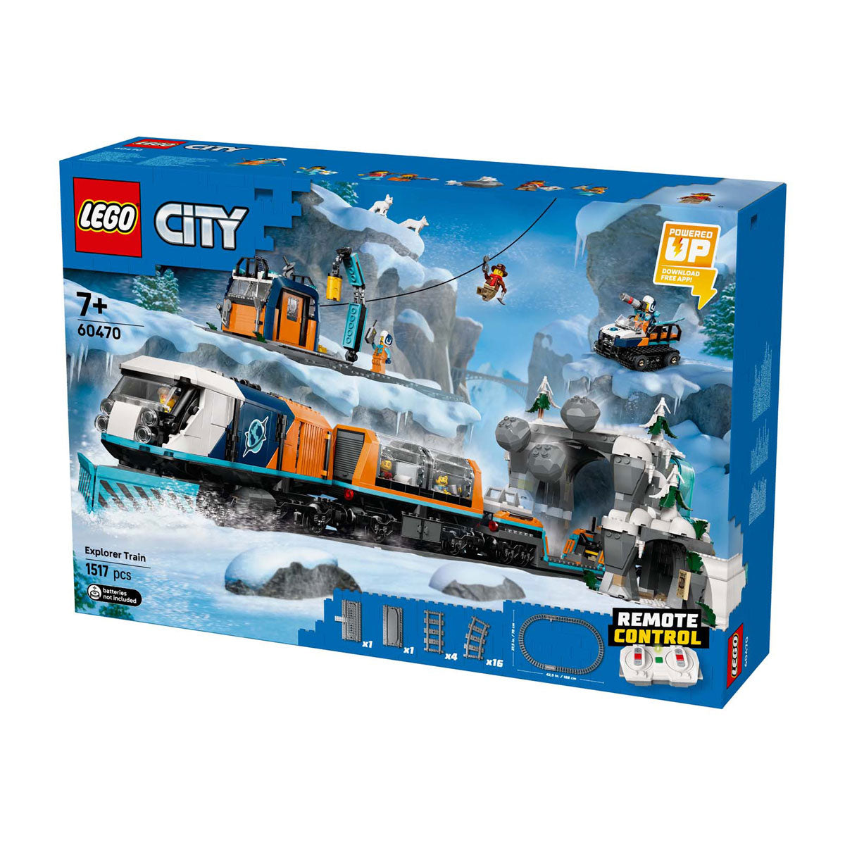 LEGO 60470 City Trains Research Train dans le pôle Nord