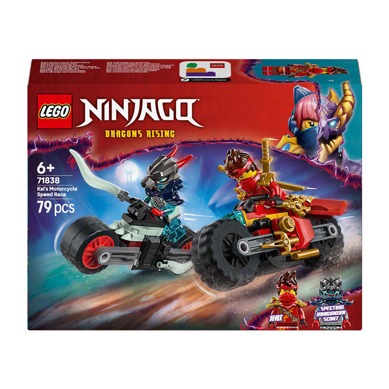 Lego 71838 Ninjago Kai's Motor Race's
