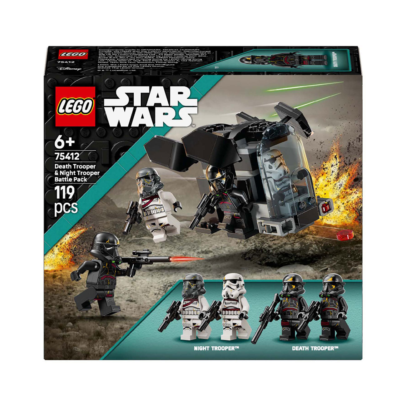 LEGO 75412 Star Wars Death Death Trooper et Night Trooper Battle Pack