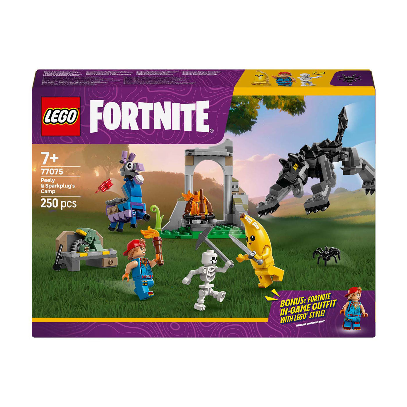 Lego 77075 Fortnite Peey et Sparkplugs Camps