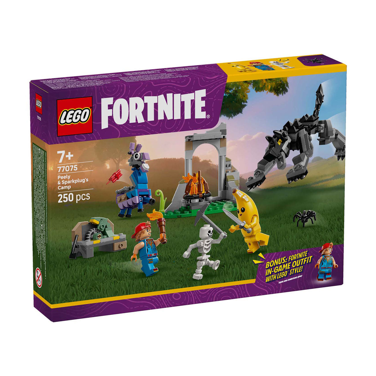 Lego 77075 Fortnite Peey et Sparkplugs Camps