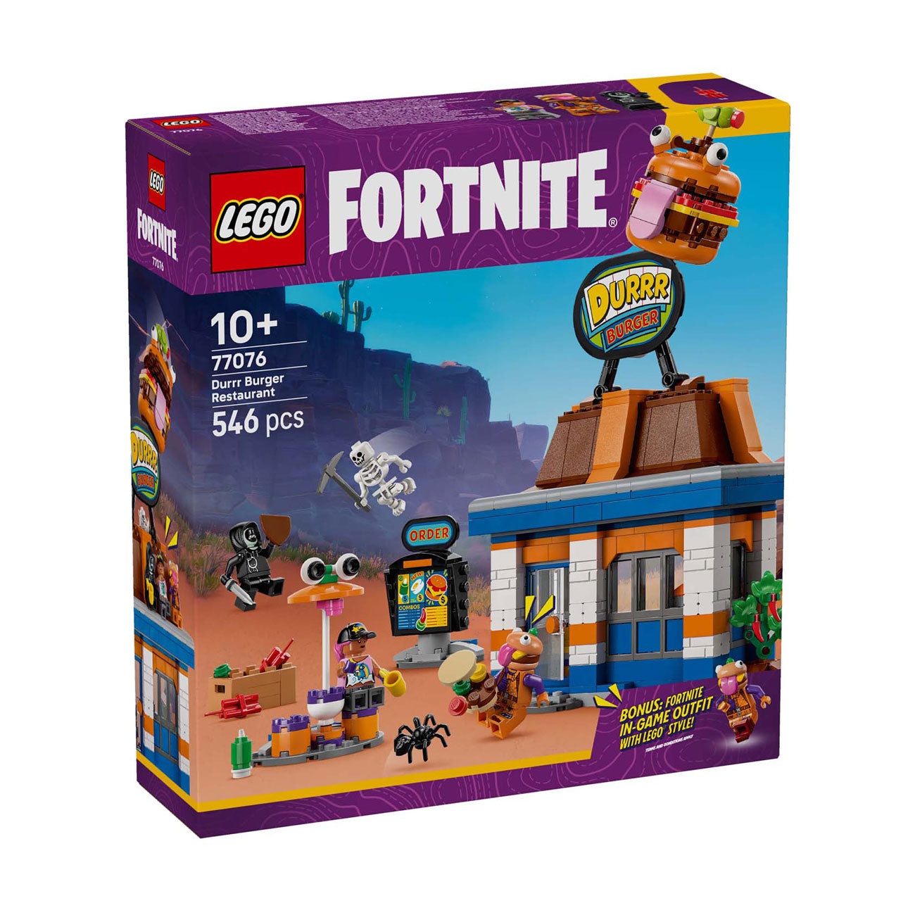 Lego 77076 Restaurant de Burger Durrr Fortnite Durrr