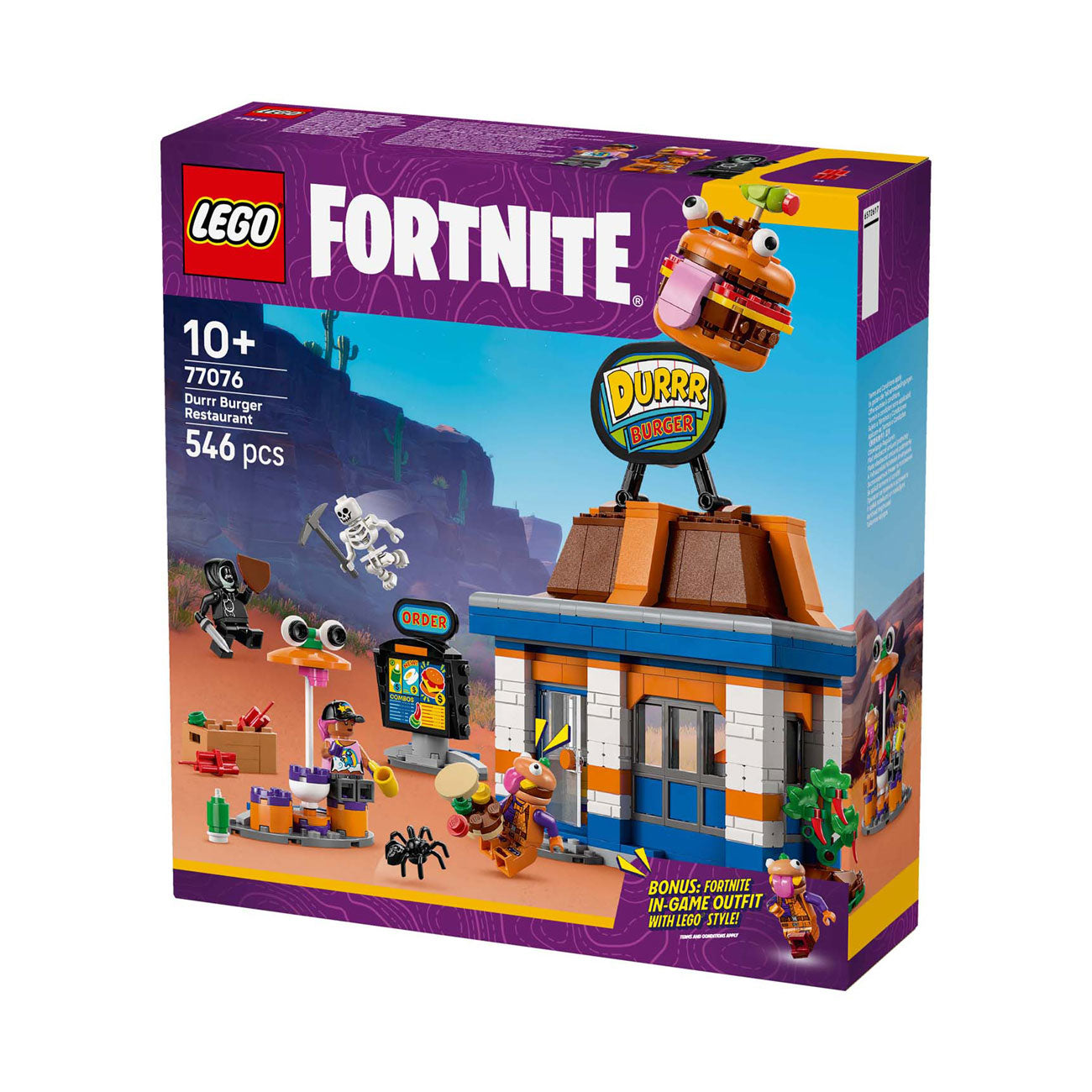 Lego 77076 Restaurant de Burger Durrr Fortnite Durrr