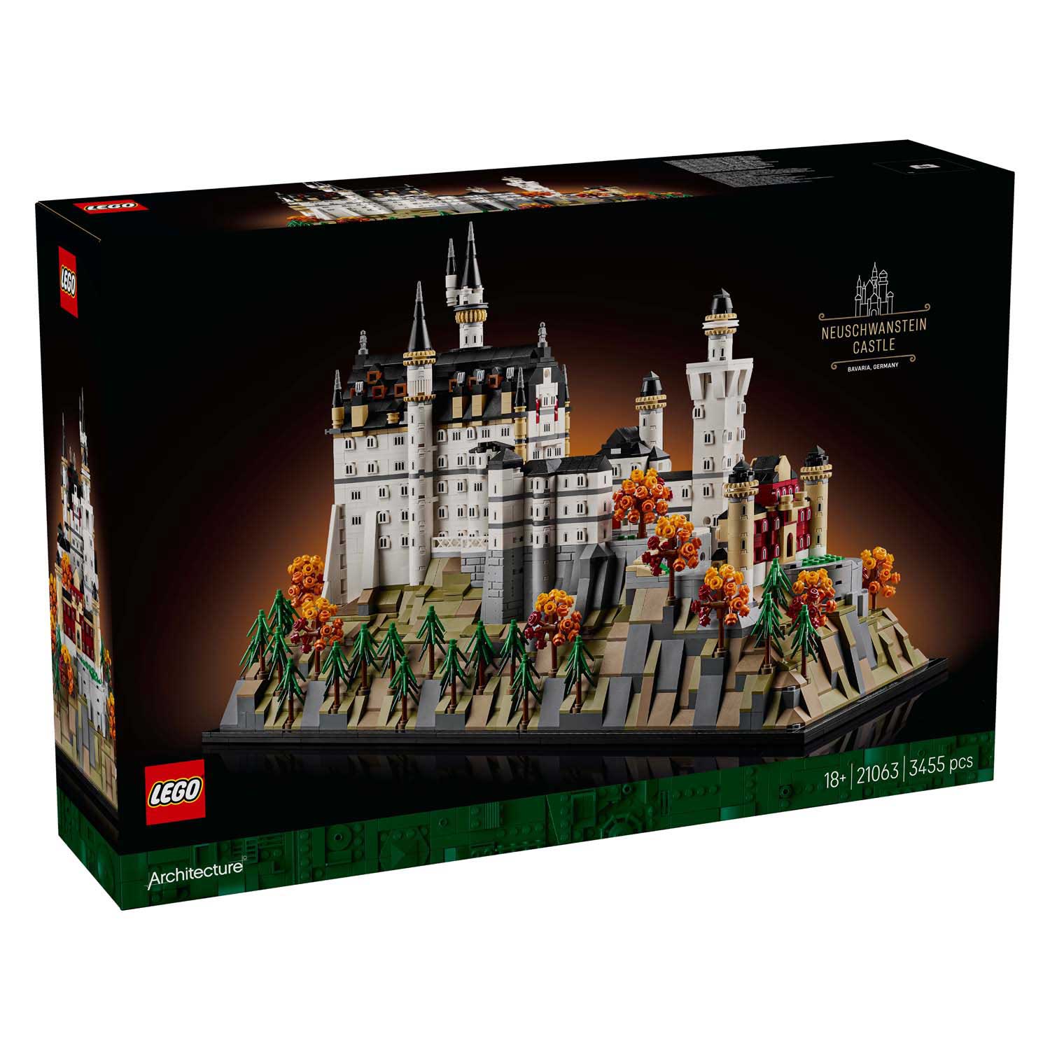 Architecture LEGO 21063 Slot Neuschwanstein Collection Set