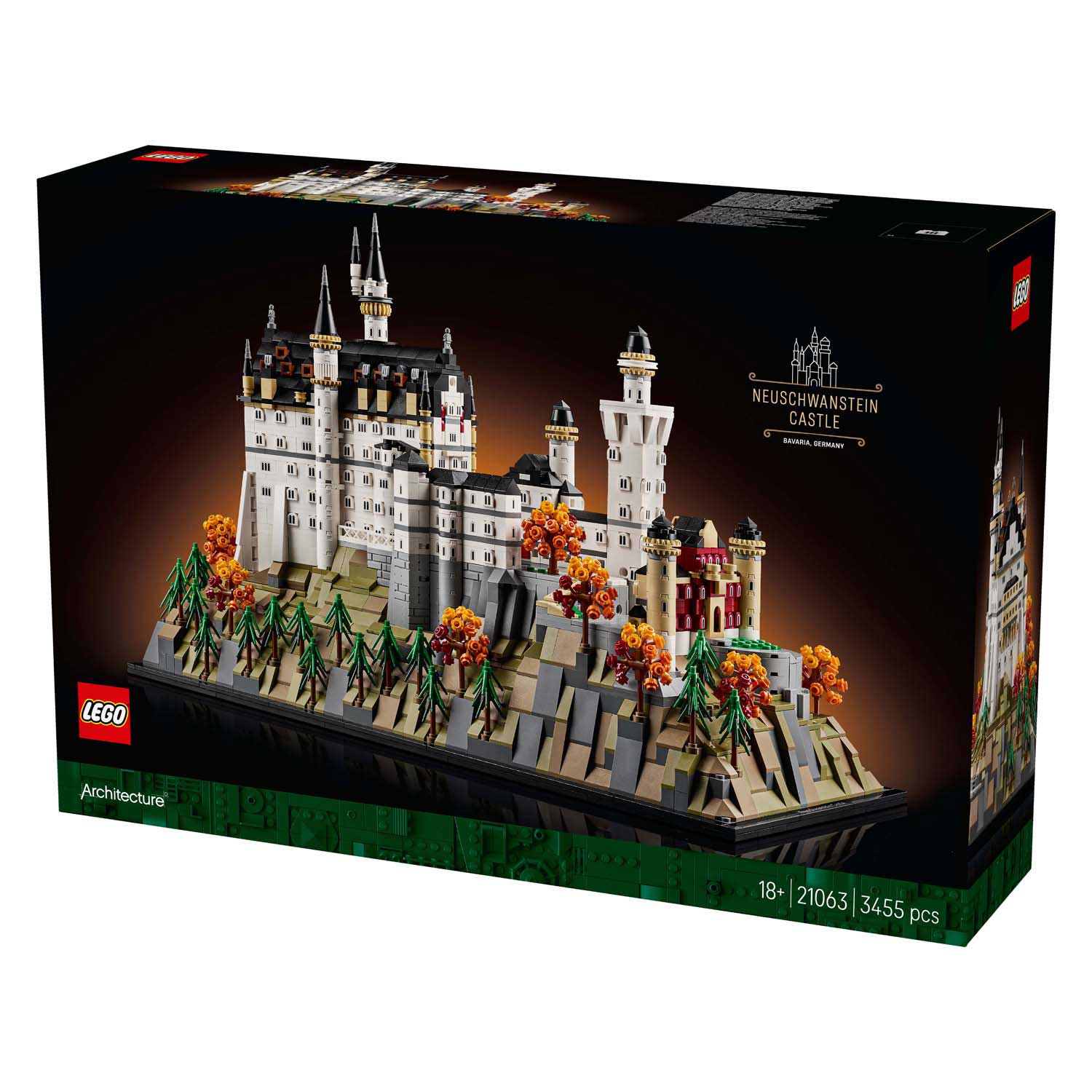 Architecture LEGO 21063 Slot Neuschwanstein Collection Set